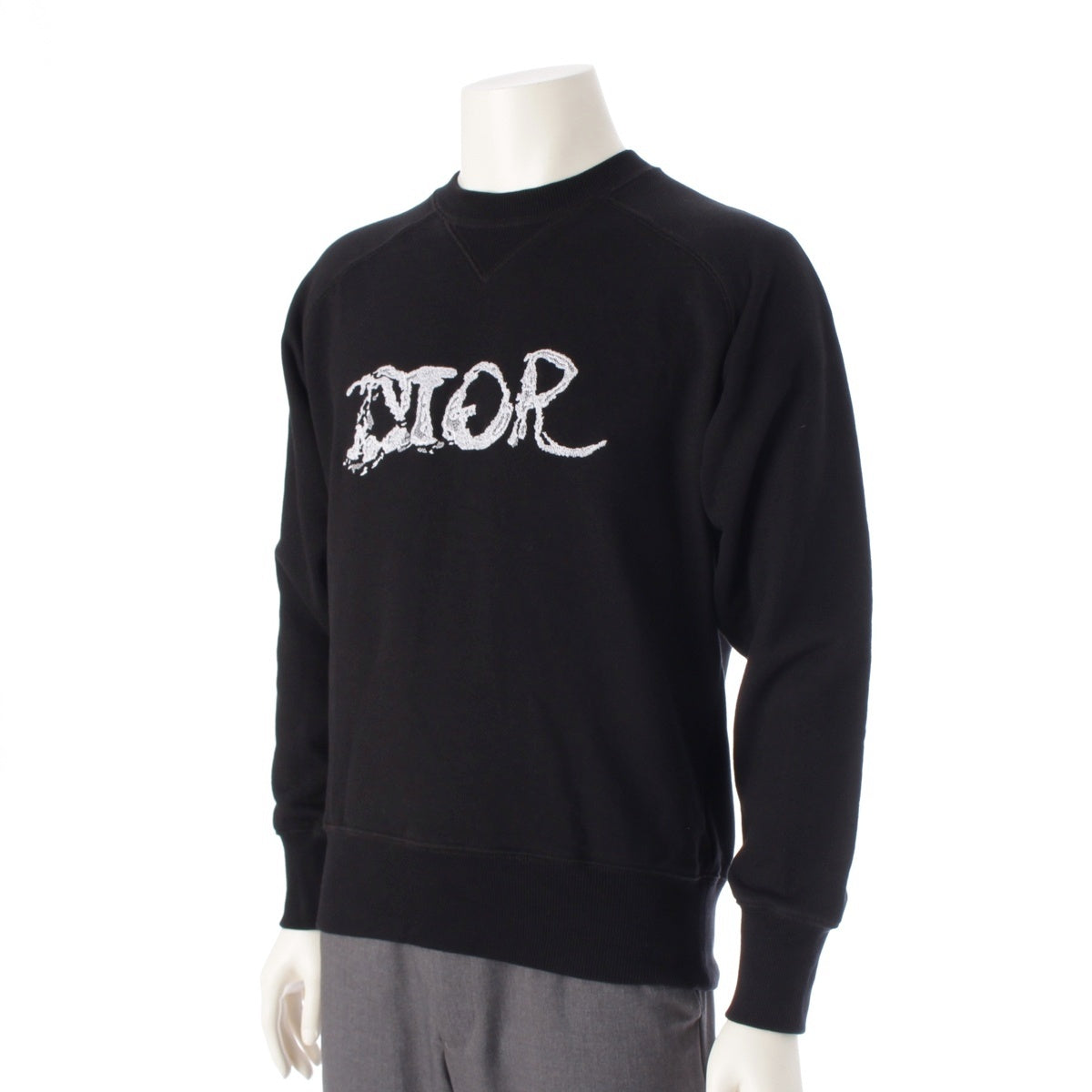 Dior cotton PETER DOIG logo embroidery sweat tops 143J684C0531 black XS