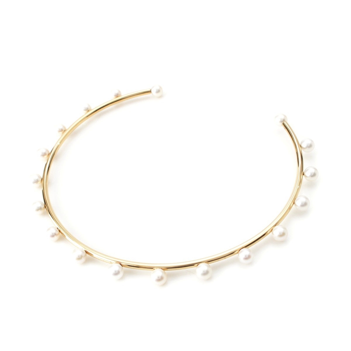 Bijou de M Pearl jewelry choker 925 K18Gold Plated Gold