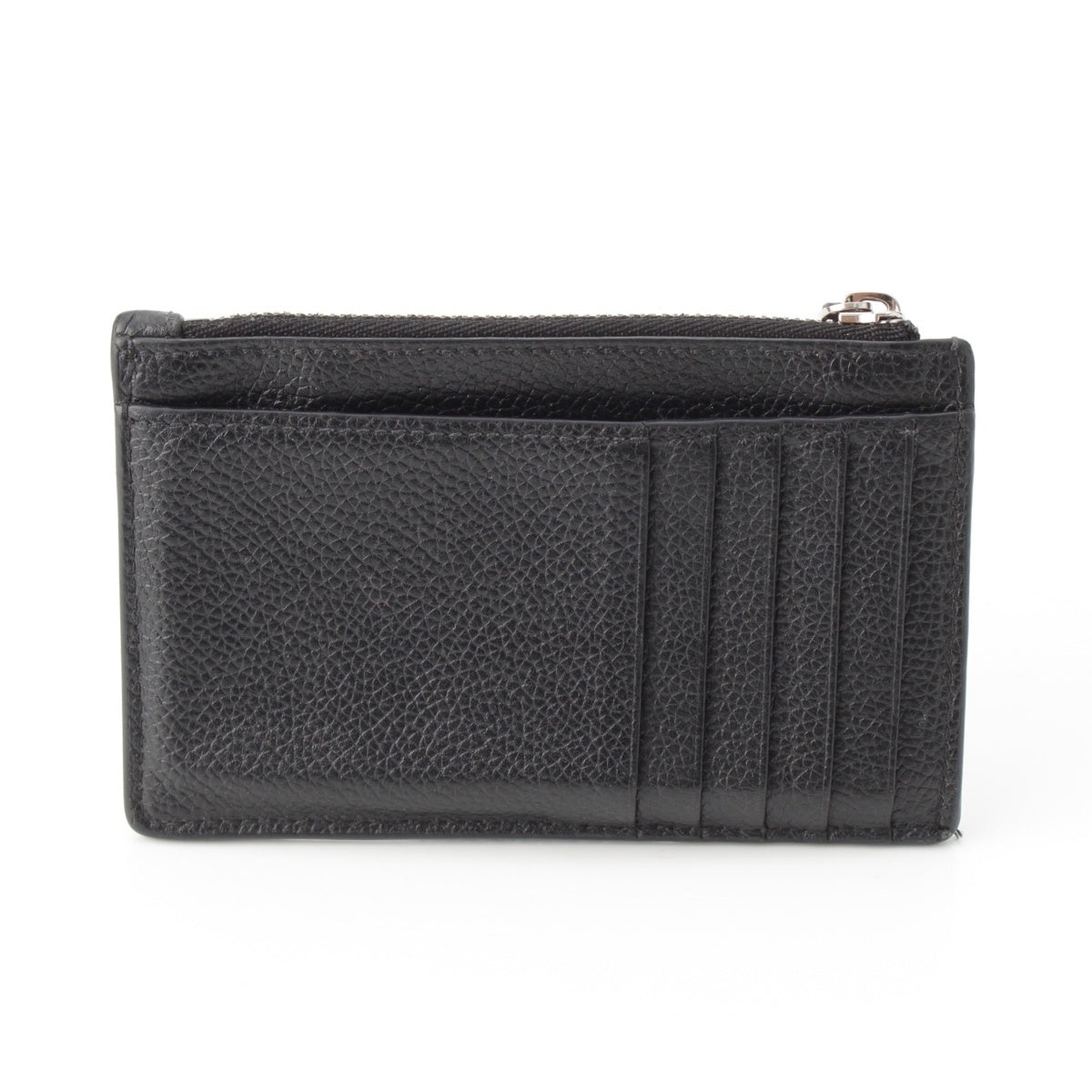 BALENCIAGA leather logo fragment case Card Case Coin case 766575 black