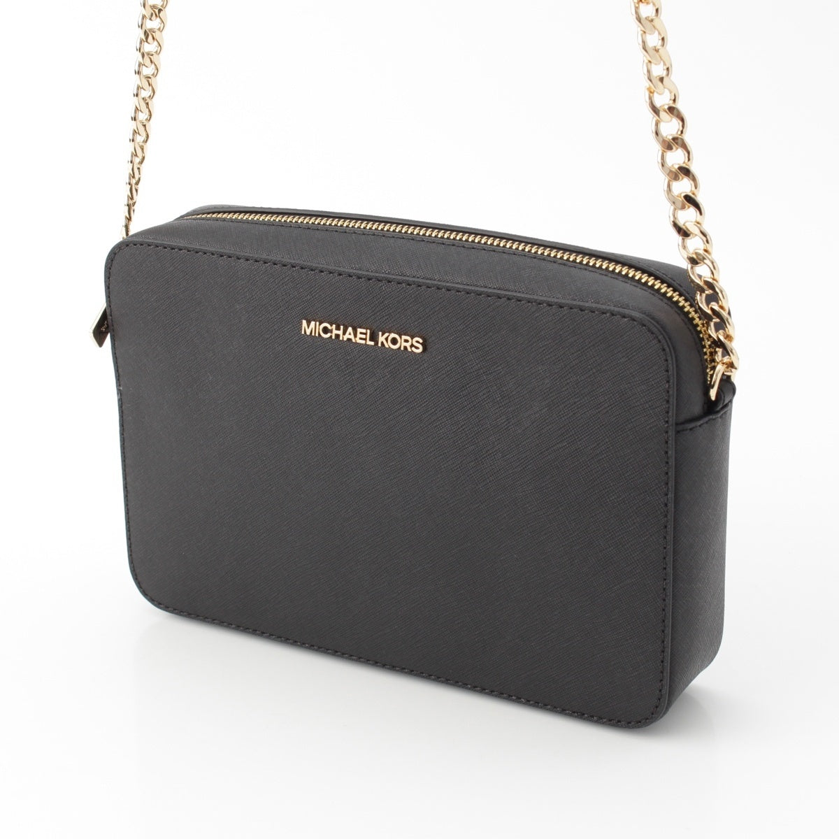 Michael Kors Logo Square Chain Shoulder Bag black