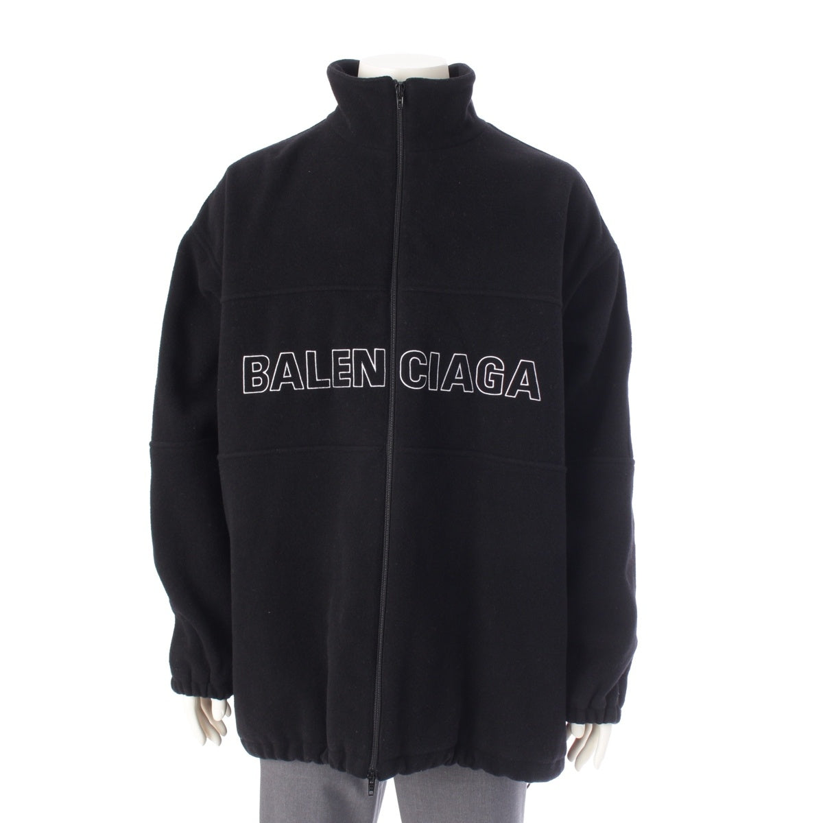BALENCIAGA wool Logo Padded Jacket outer 534315 black 46