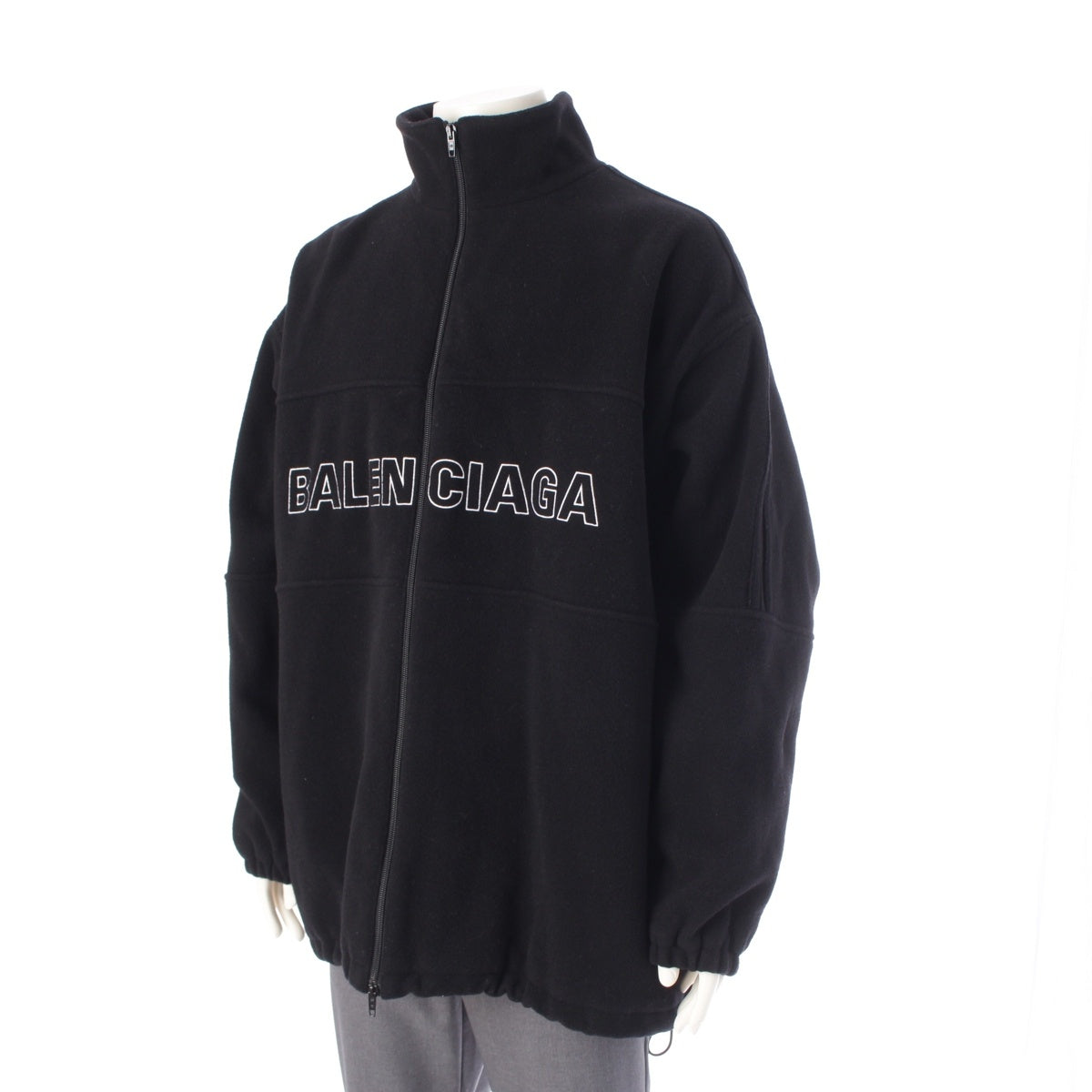 BALENCIAGA wool Logo Padded Jacket outer 534315 black 46