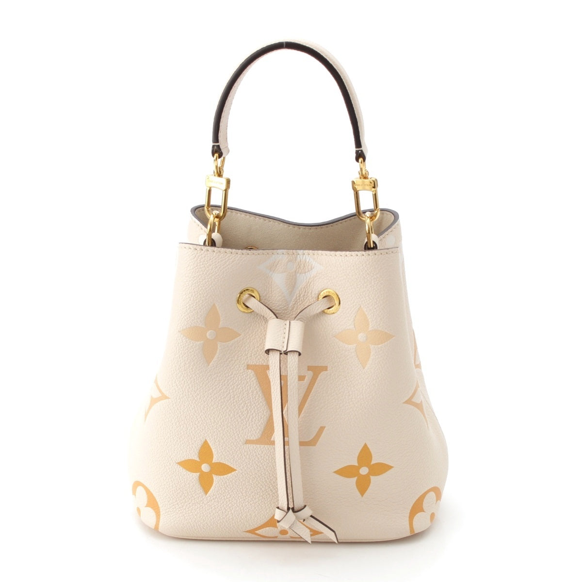 LOUIS VUITTON Neo Noe BB Monogram Ann Platt 2WAY Shoulder Bag M45716 Crème Saffron Beige