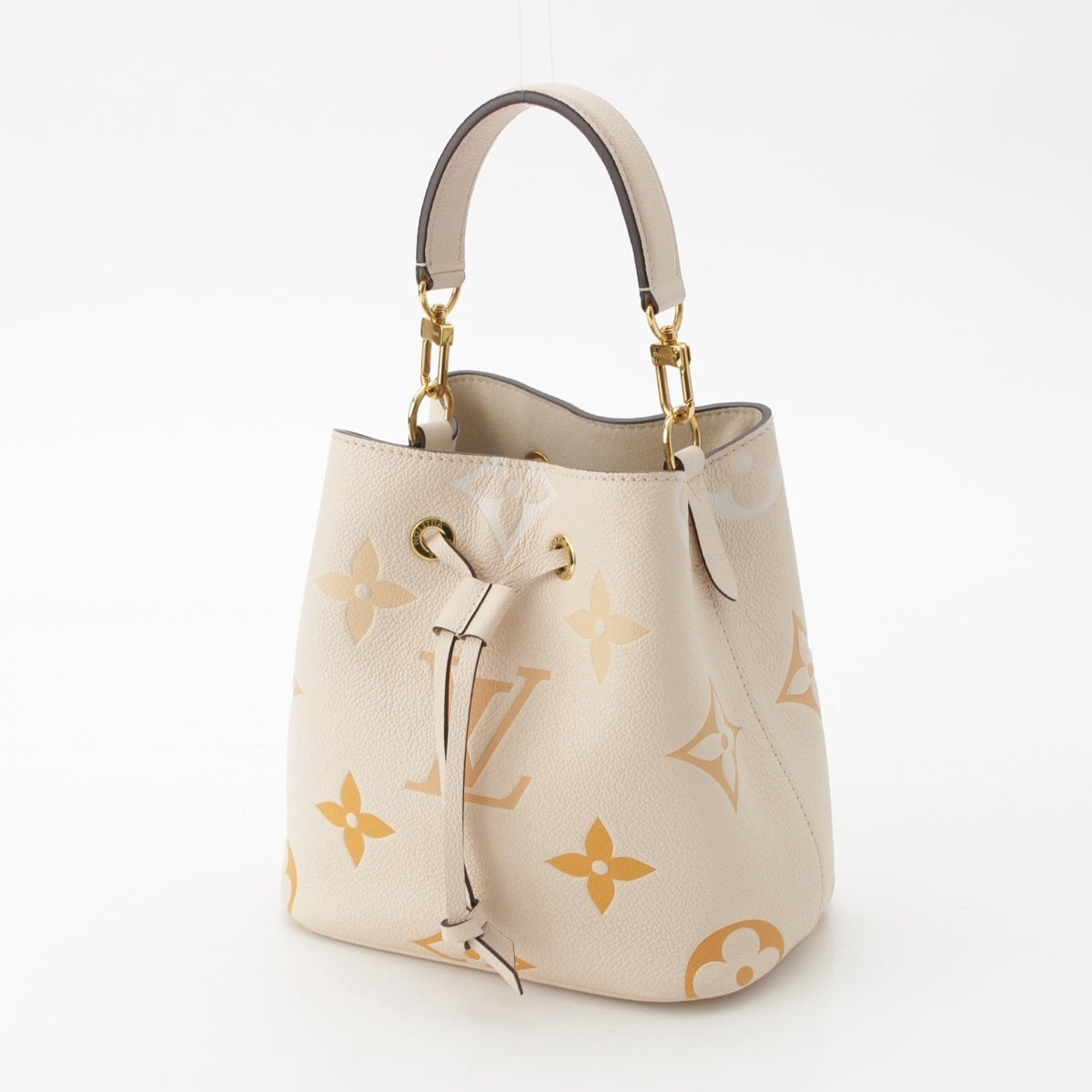 LOUIS VUITTON Neo Noe BB Monogram Ann Platt 2WAY Shoulder Bag M45716 Crème Saffron Beige