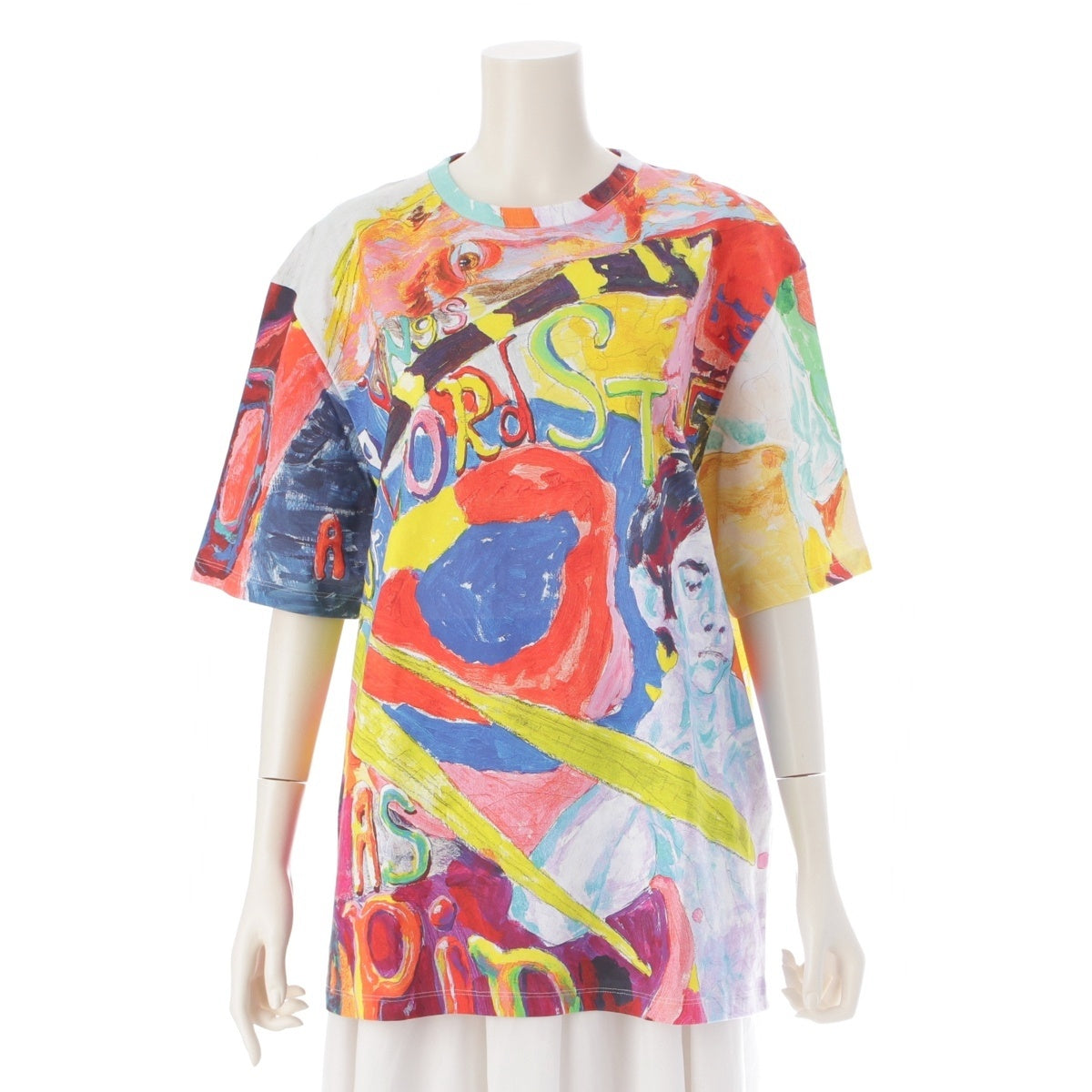 LOEWE R. HAWKINS Overall handle Cut Short sleeve top HSM1YY22J01 multicolor XS