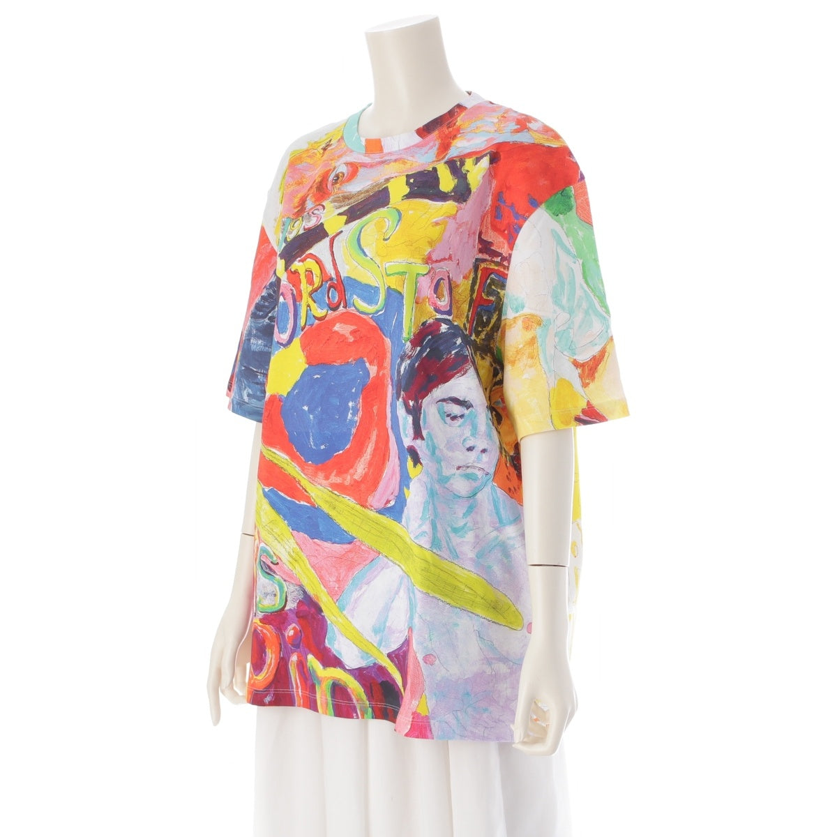 LOEWE R. HAWKINS Overall handle Cut Short sleeve top HSM1YY22J01 multicolor XS