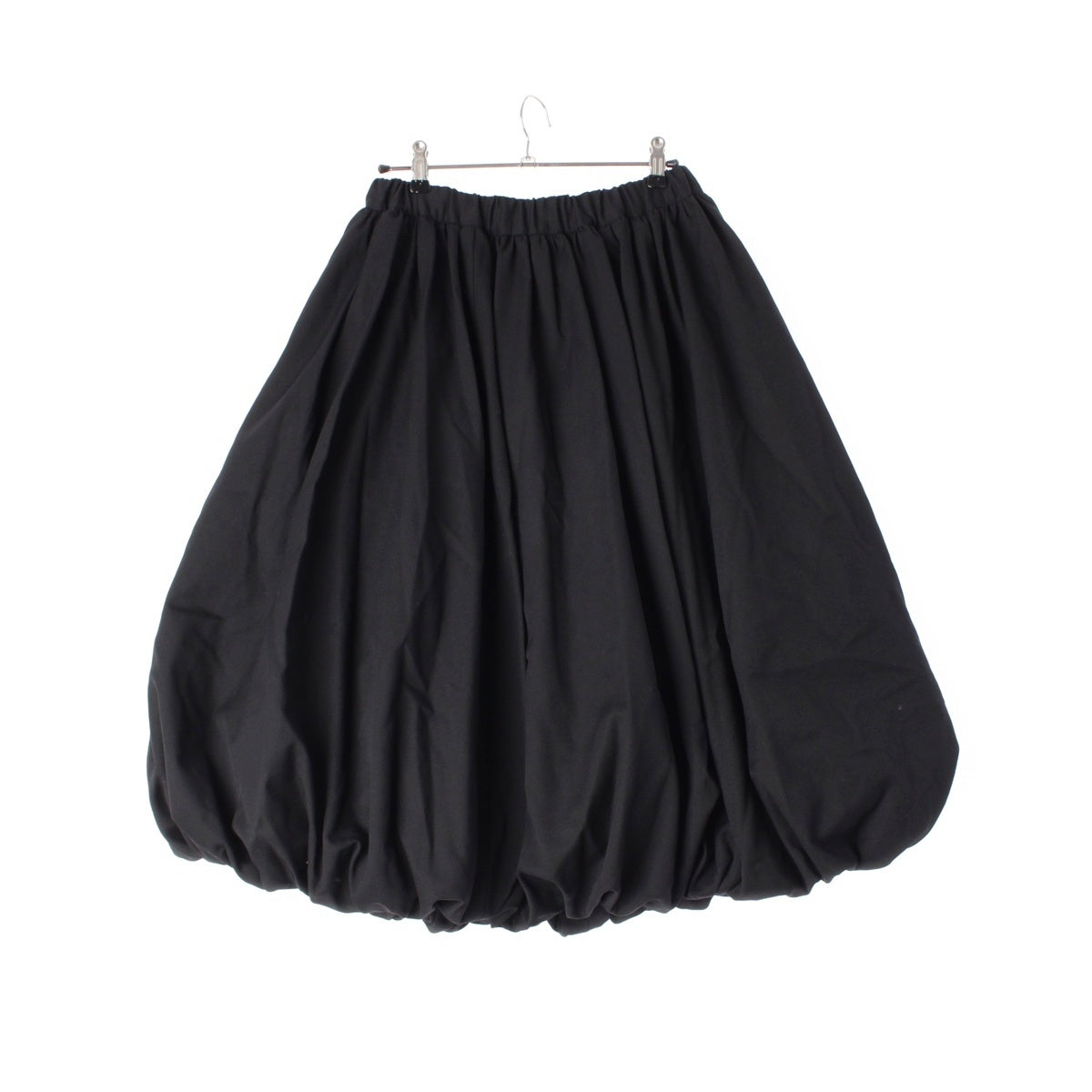 BLACK COMME des GARCONS wool cotton balloon skirt 1J-S010 black XS