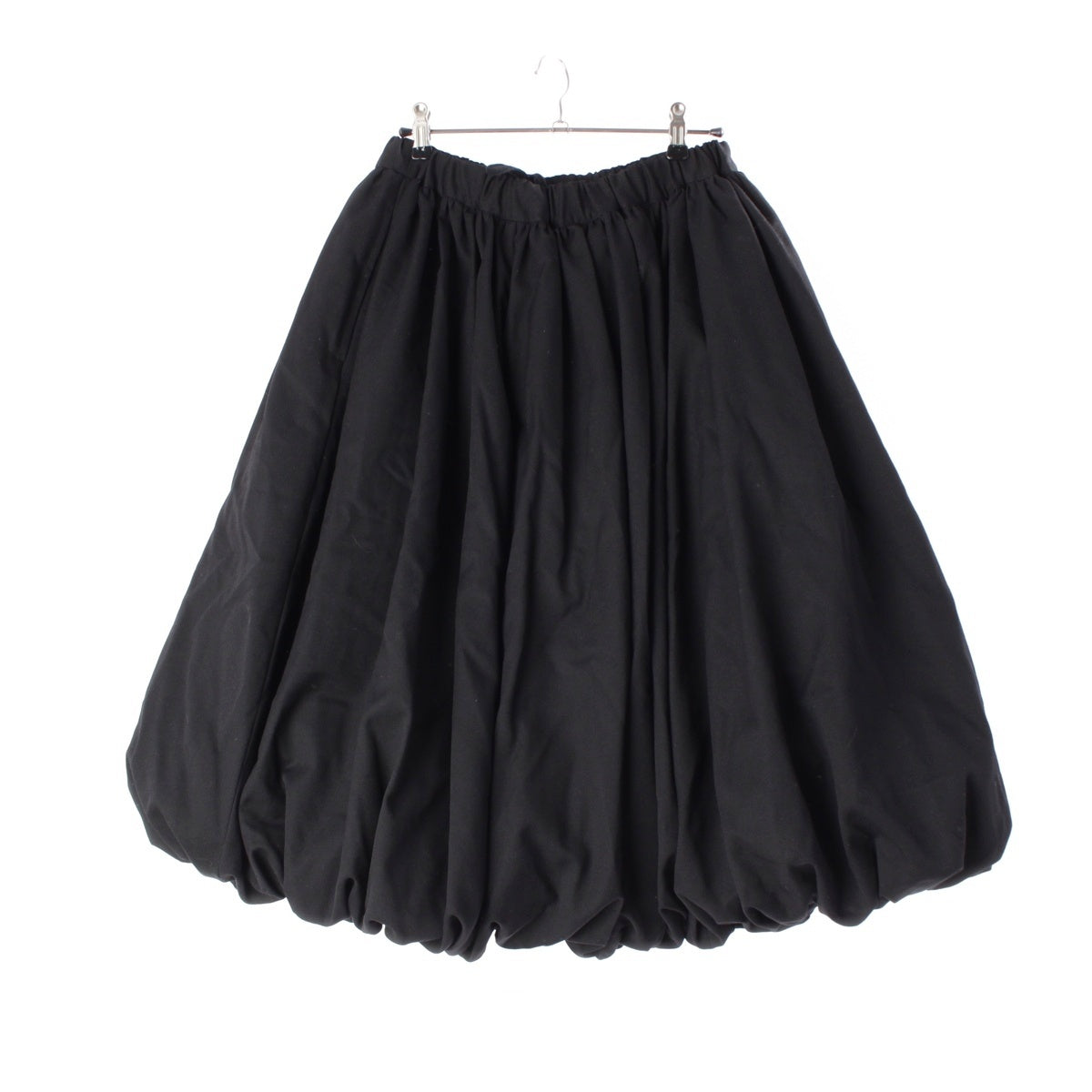 BLACK COMME des GARCONS wool cotton balloon skirt 1J-S010 black XS