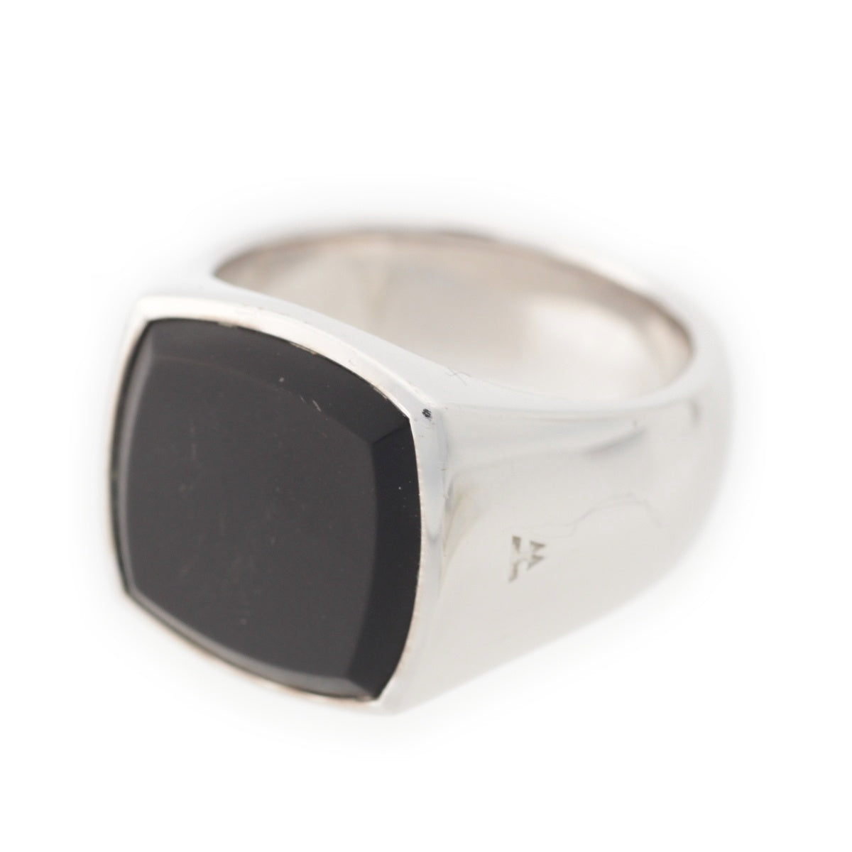TOMWOOD cushion Ring ring 925 Silver black 52