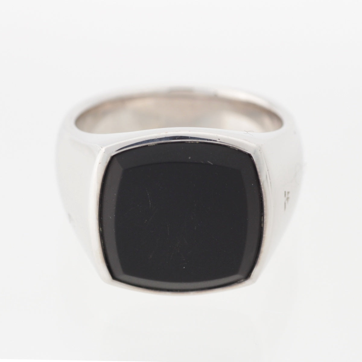 TOMWOOD cushion Ring ring 925 Silver black 52