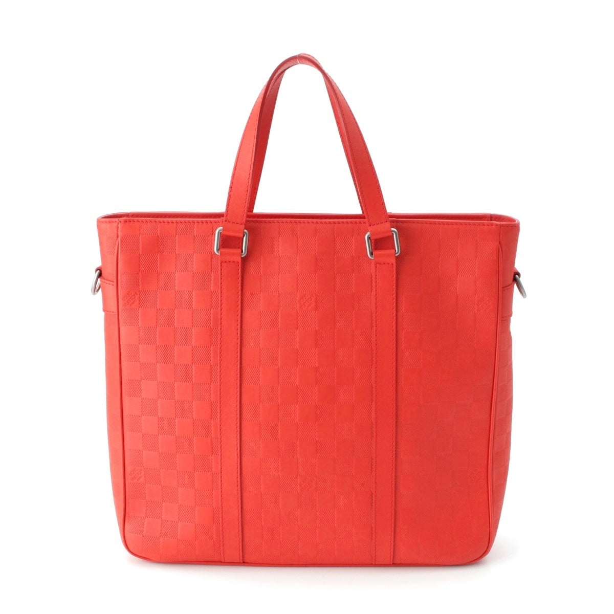 LOUIS VUITTON Damier Anfini Tadao PM 2way Shoulder Tote Bag N41268 Fusion Orange