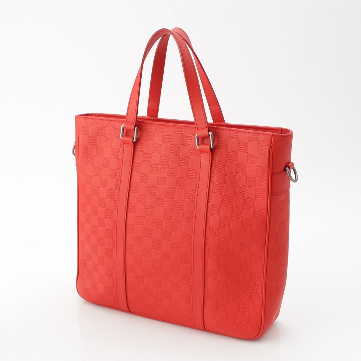 LOUIS VUITTON Damier Anfini Tadao PM 2way Shoulder Tote Bag N41268 Fusion Orange