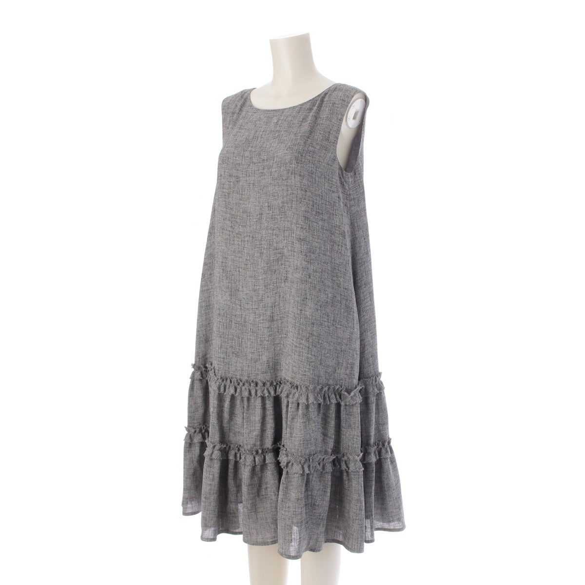 Rene tweed No sleeve one piece 5426950 gray 36