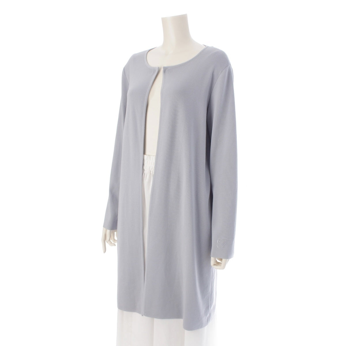 FOXEY Noel wool Knit long cardigan tops 43364 Light blue F