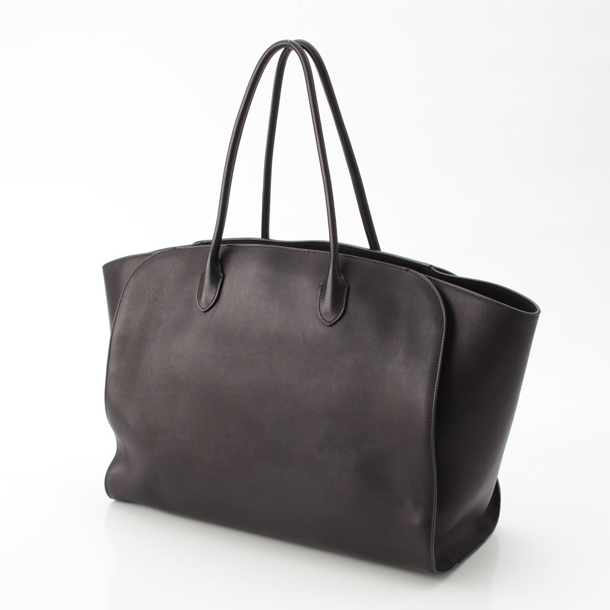 THE ROW Marlo 17 leather Tote Bag black