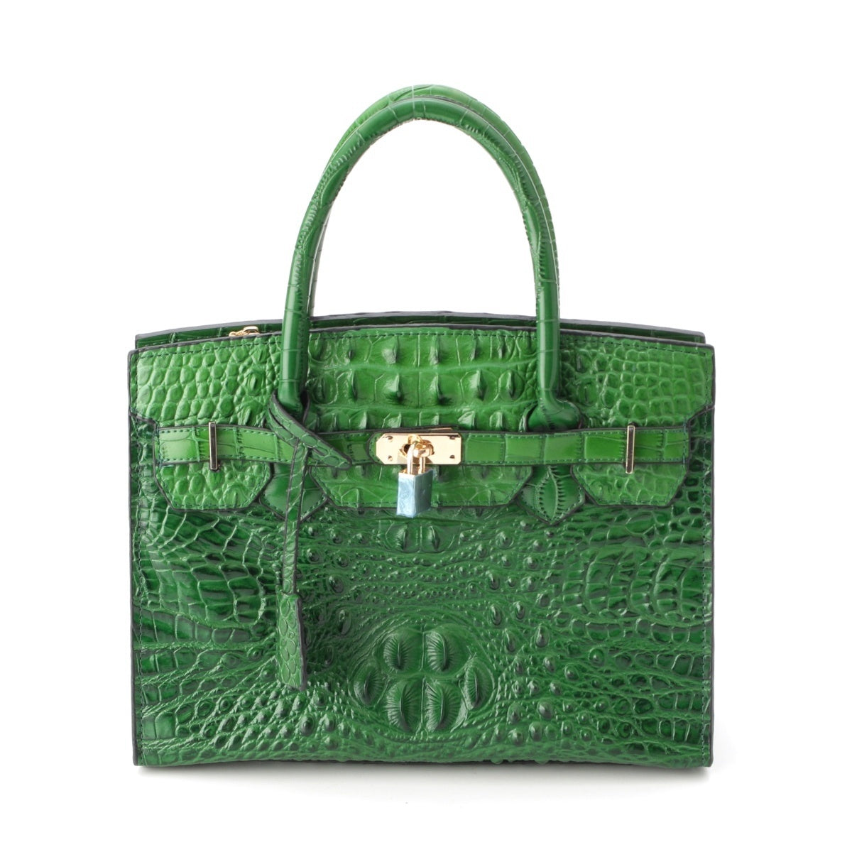 BOLINI Croco embossed 2way Shoulder Handbag green