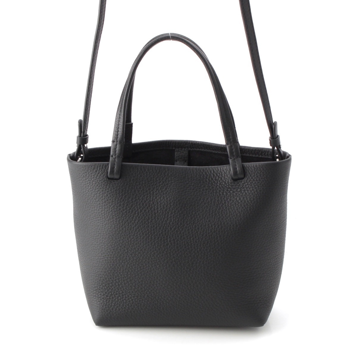 THE ROW park tote small leather 2way Shoulder Handbag W1199 L129 black