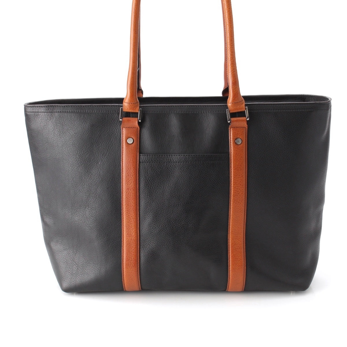 COCOMEISTER Martini Leonardo leather Tote Bag Matteo Black Brown