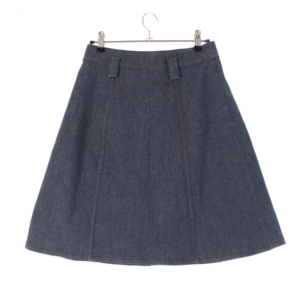 LOUIS VUITTON denim Front button design skirt RW151A F7SK33DDF Indigo 38