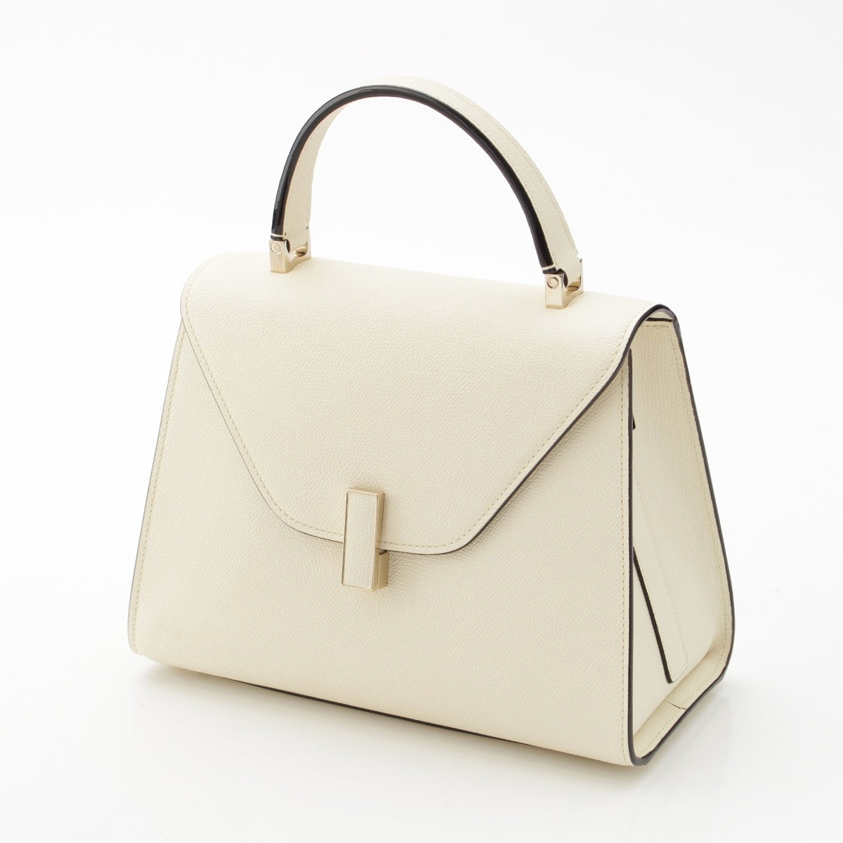 Valextra Izzy Medium leather 2WAY Shoulder Handbag white