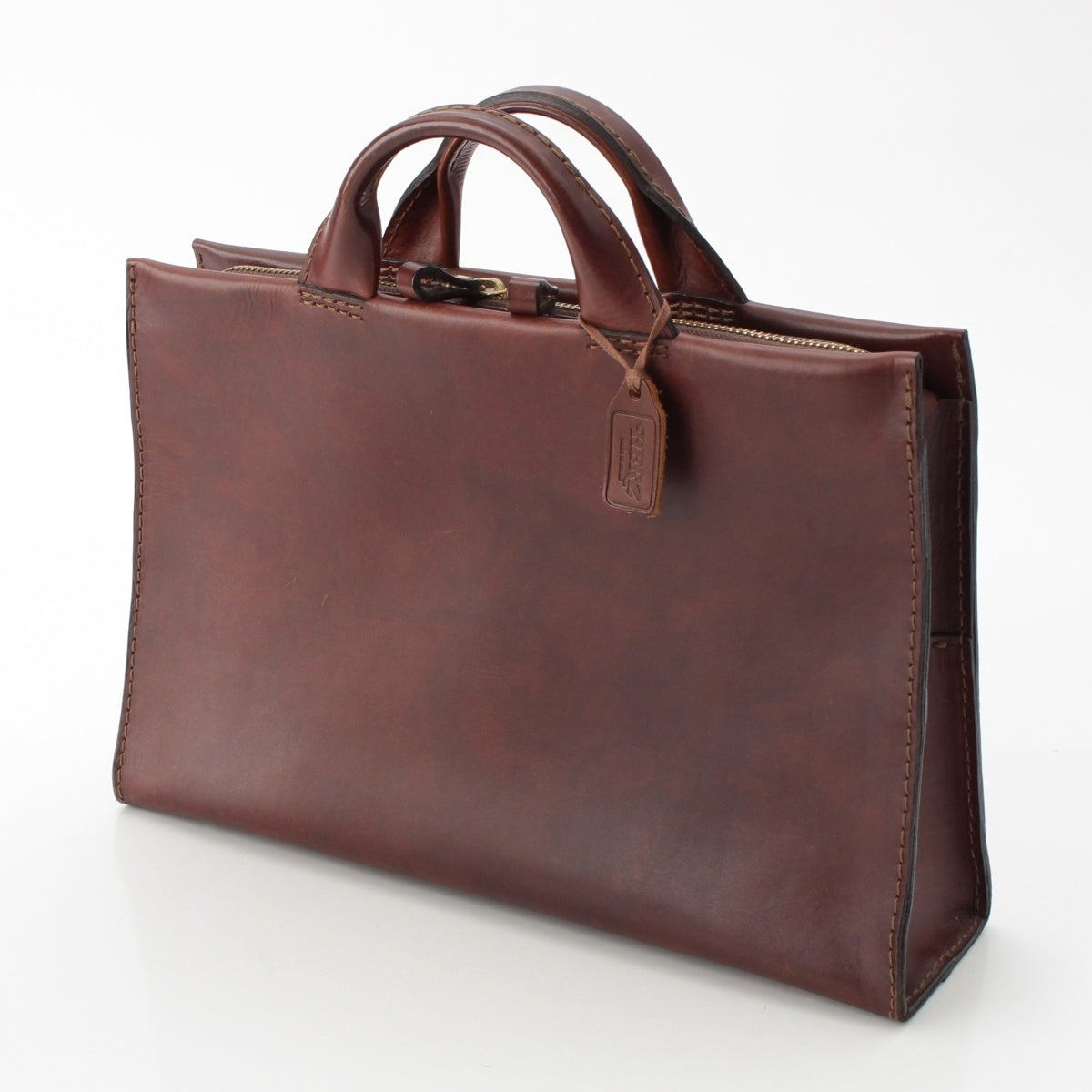 HERZ leather Business bag Briefcase Brown