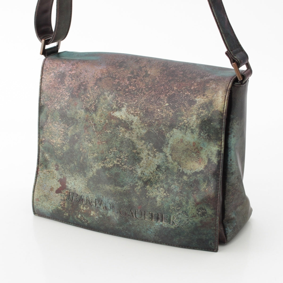 JEAN-PAUL GAULTIER V Cyber Full Flap Shoulder Bag multicolor