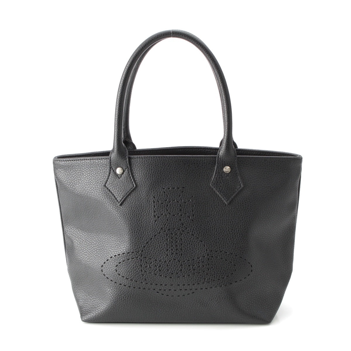 Vivienne Westwood leather Orb logo Handbag black