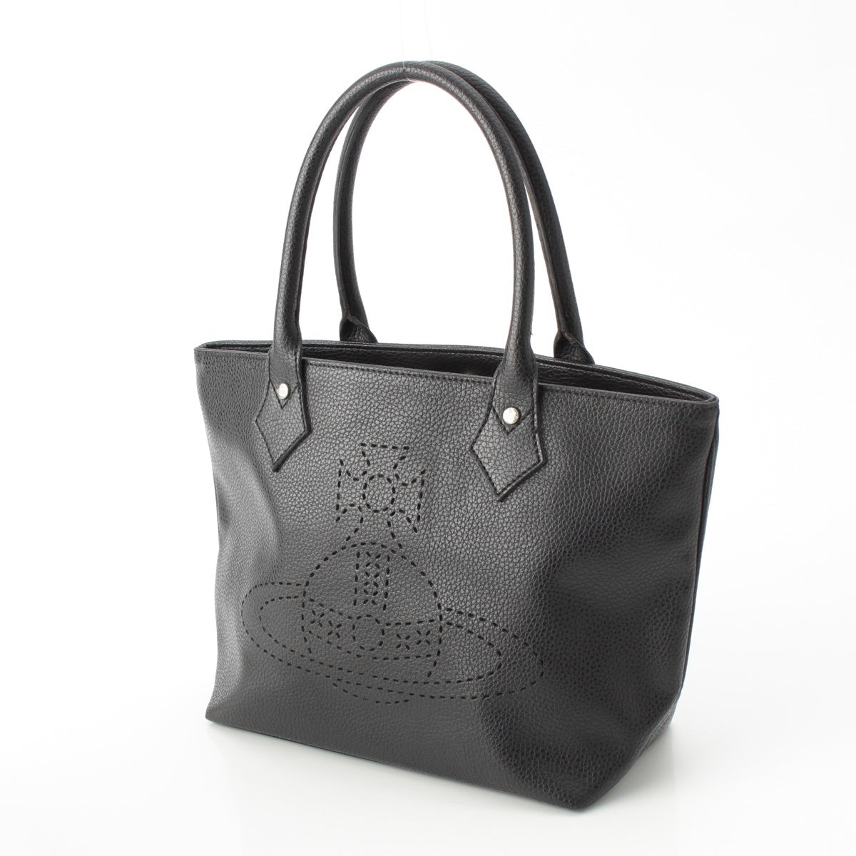 Vivienne Westwood leather Orb logo Handbag black