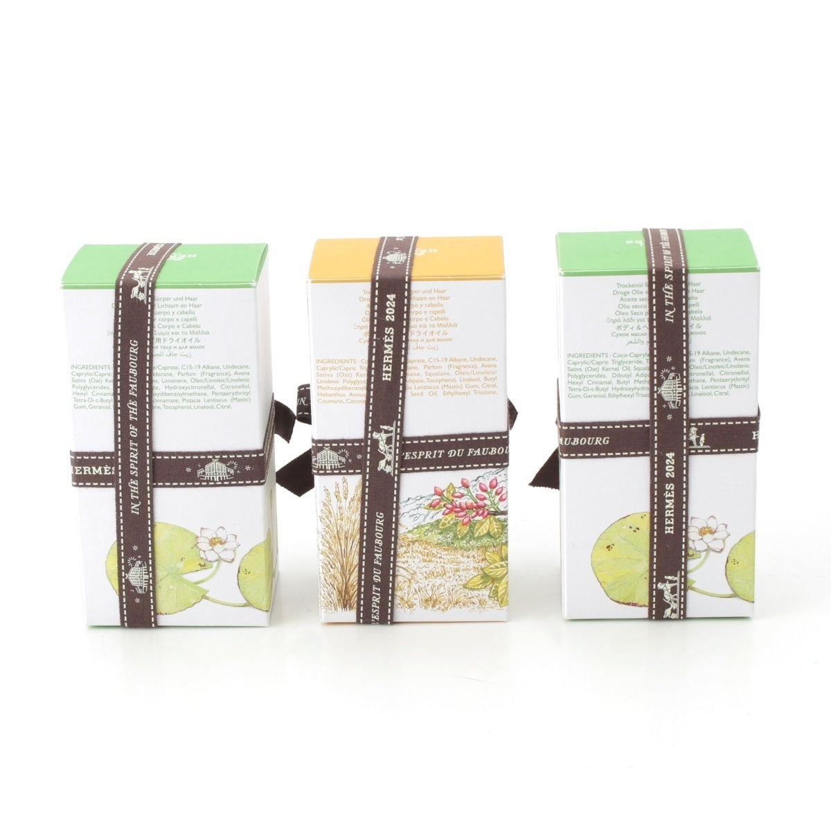 HERMES Hair & Body Dry Oil 50ml (3 items total) Fashion accessories Multicolor