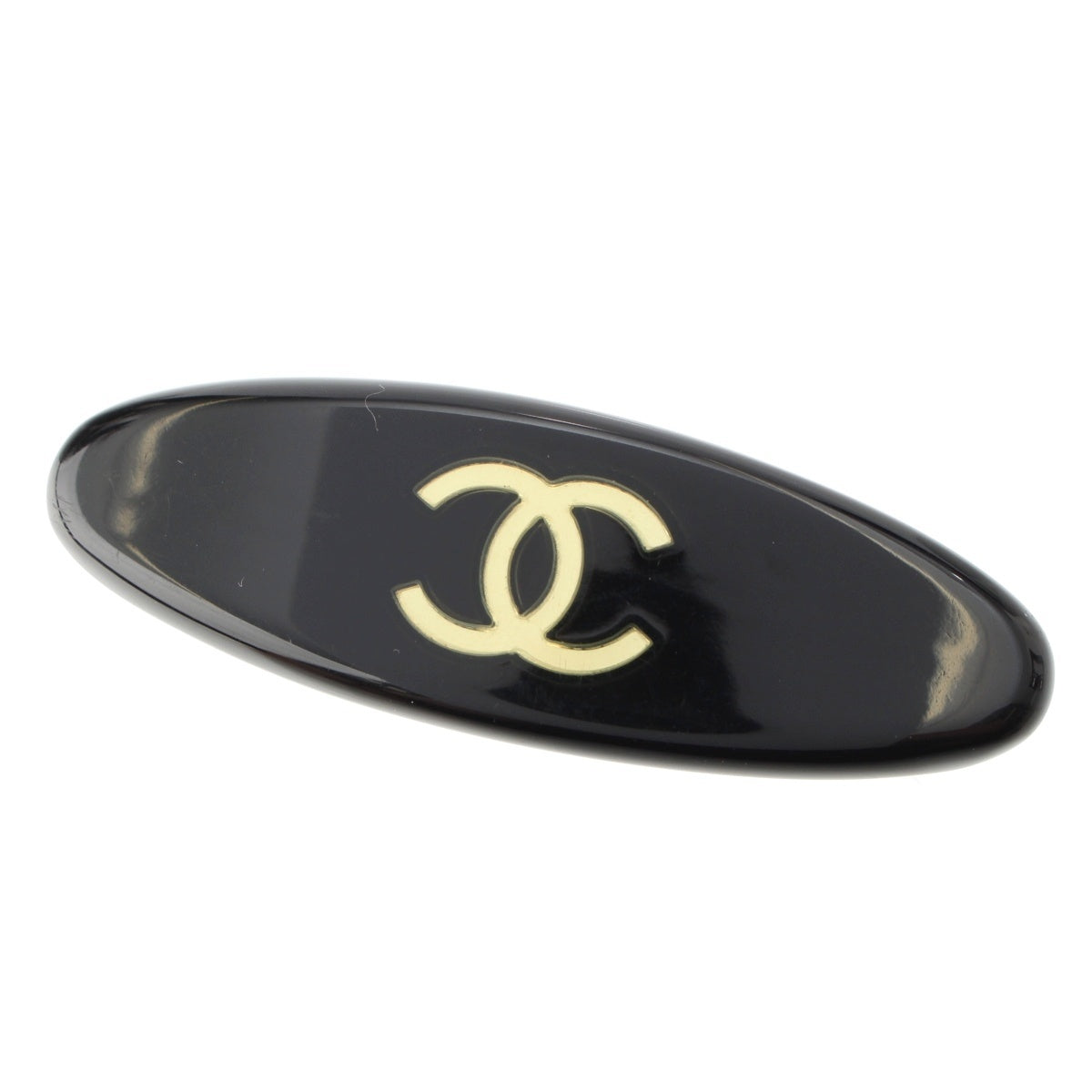CHANEL 01P COCO Mark Valletta hair accessory Black gold