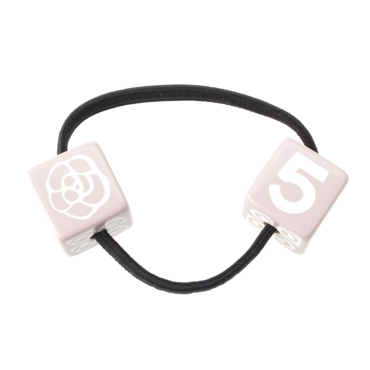 CHANEL COCO Mark Cambon Camellia Cube hair accessory Hair rubber purple