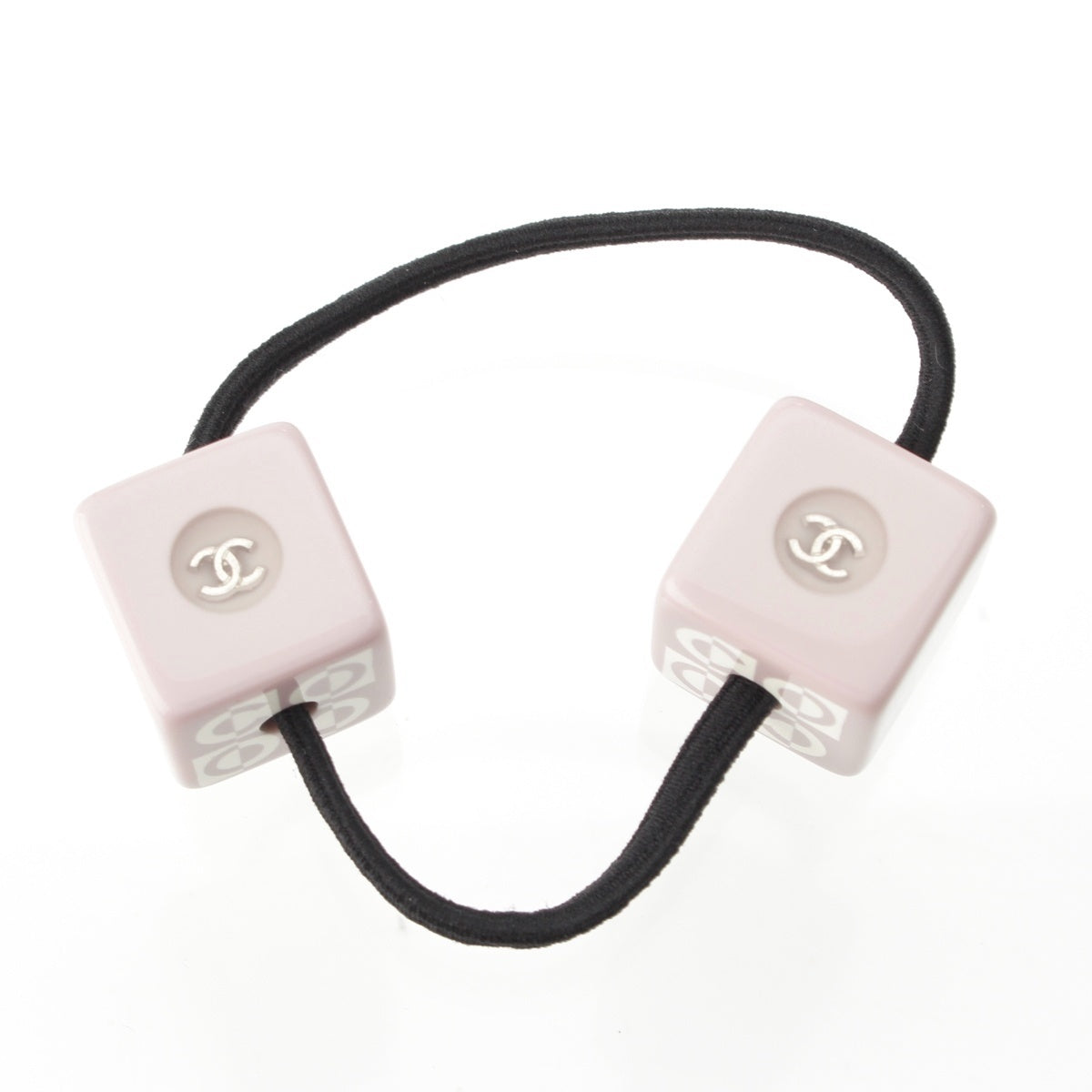 CHANEL COCO Mark Cambon Camellia Cube hair accessory Hair rubber purple