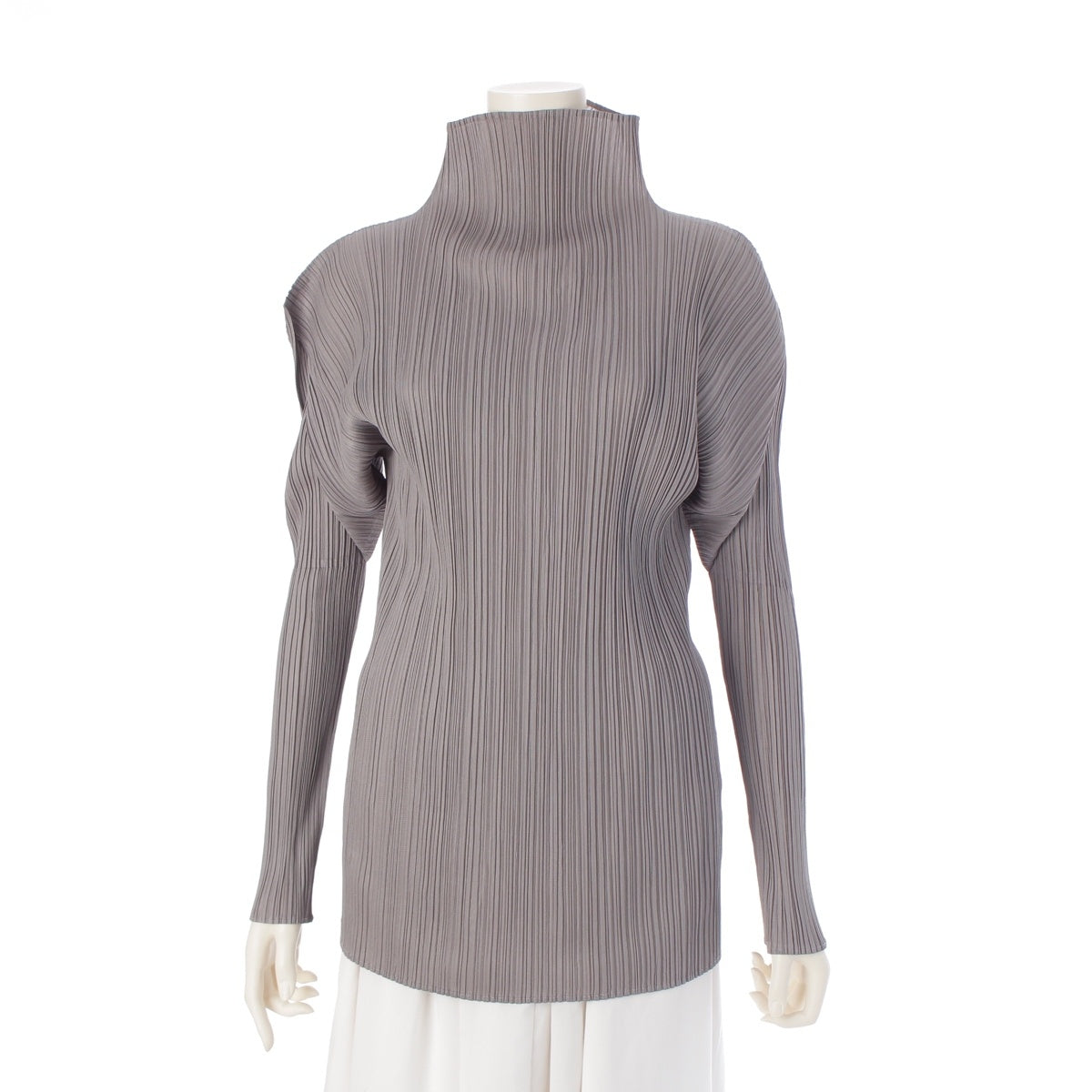 PLEATS PLEASE Long sleeves, Bottle neck Cut gray 4