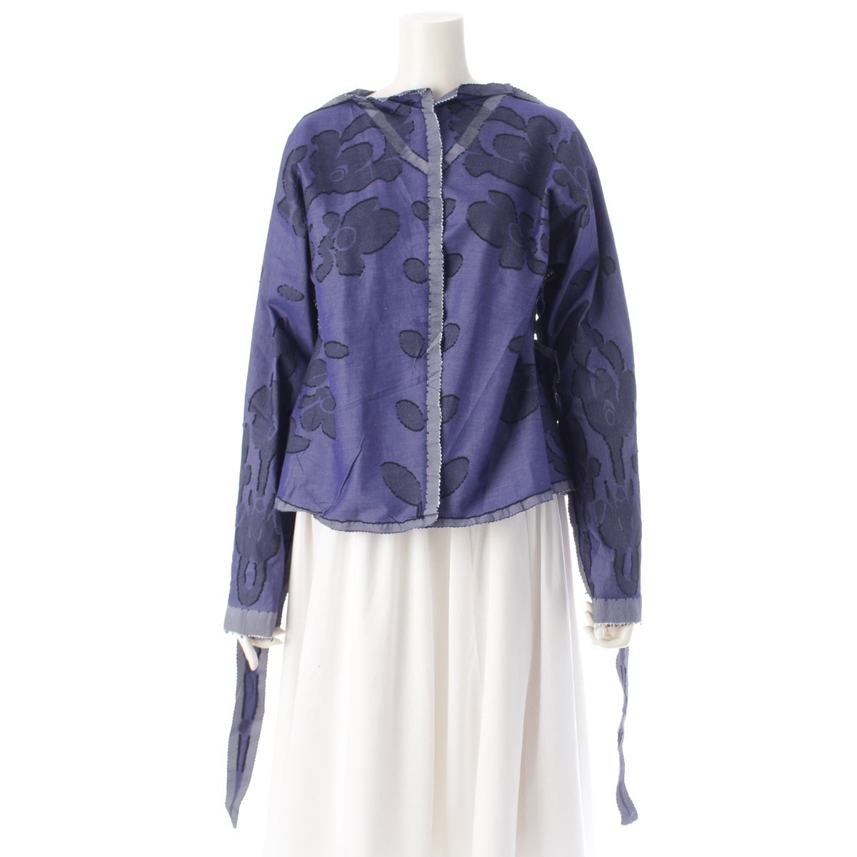 ISSEY MIYAKE A-POC INSIDE floral print bolero Jacket outer AP11FFJ128 floral print bolero 2