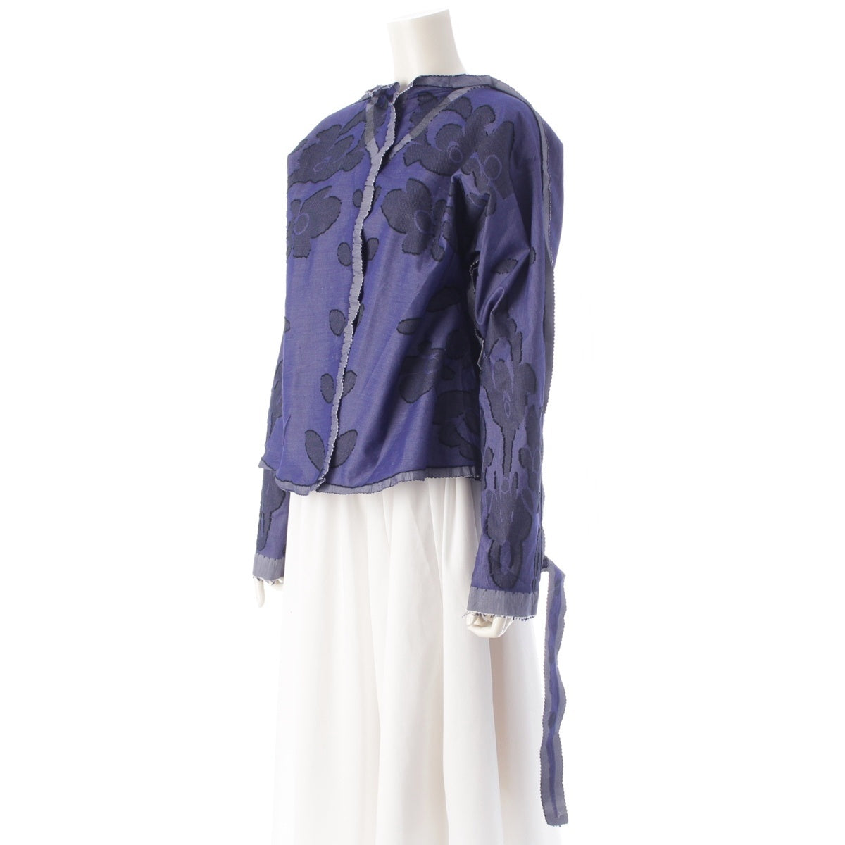 ISSEY MIYAKE A-POC INSIDE floral print bolero Jacket outer AP11FFJ128 floral print bolero 2