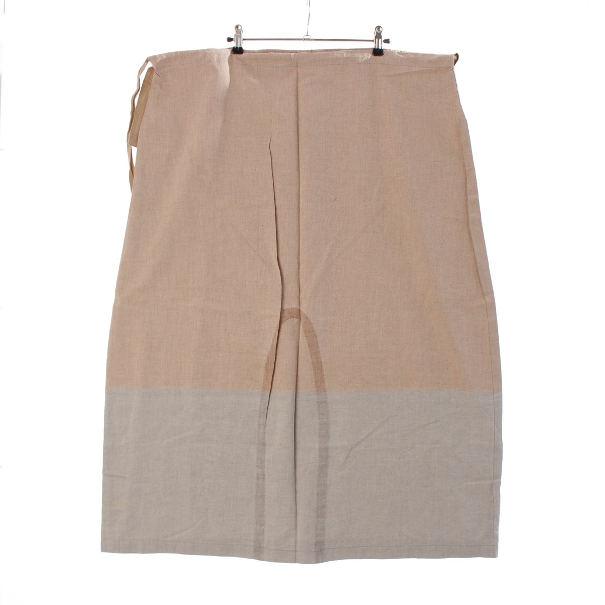 ISSEY MIYAKE A-POC INSIDE Wrap Long skirt AP11FG204 Beige gray 2