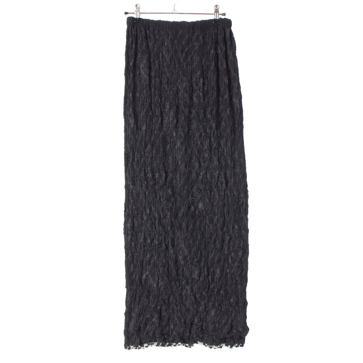 ISSEY MIYAKE Cross design uneven skirt Long skirt Bicolor Black Beige L