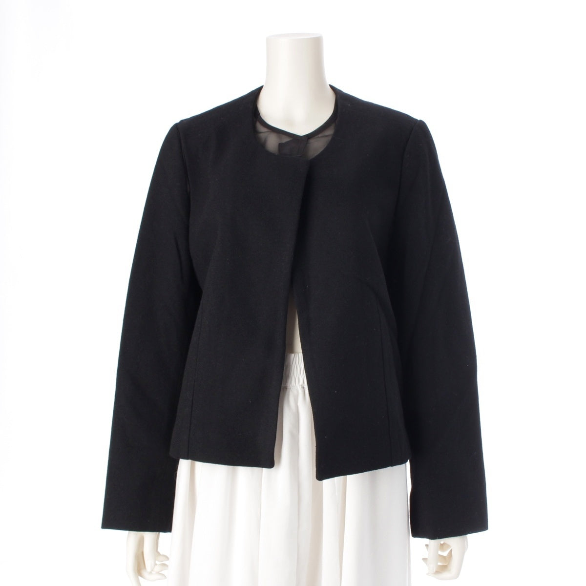 COMME des GARCONS Wool x nylon Sheer switch No color jacket GJ-04005L black L