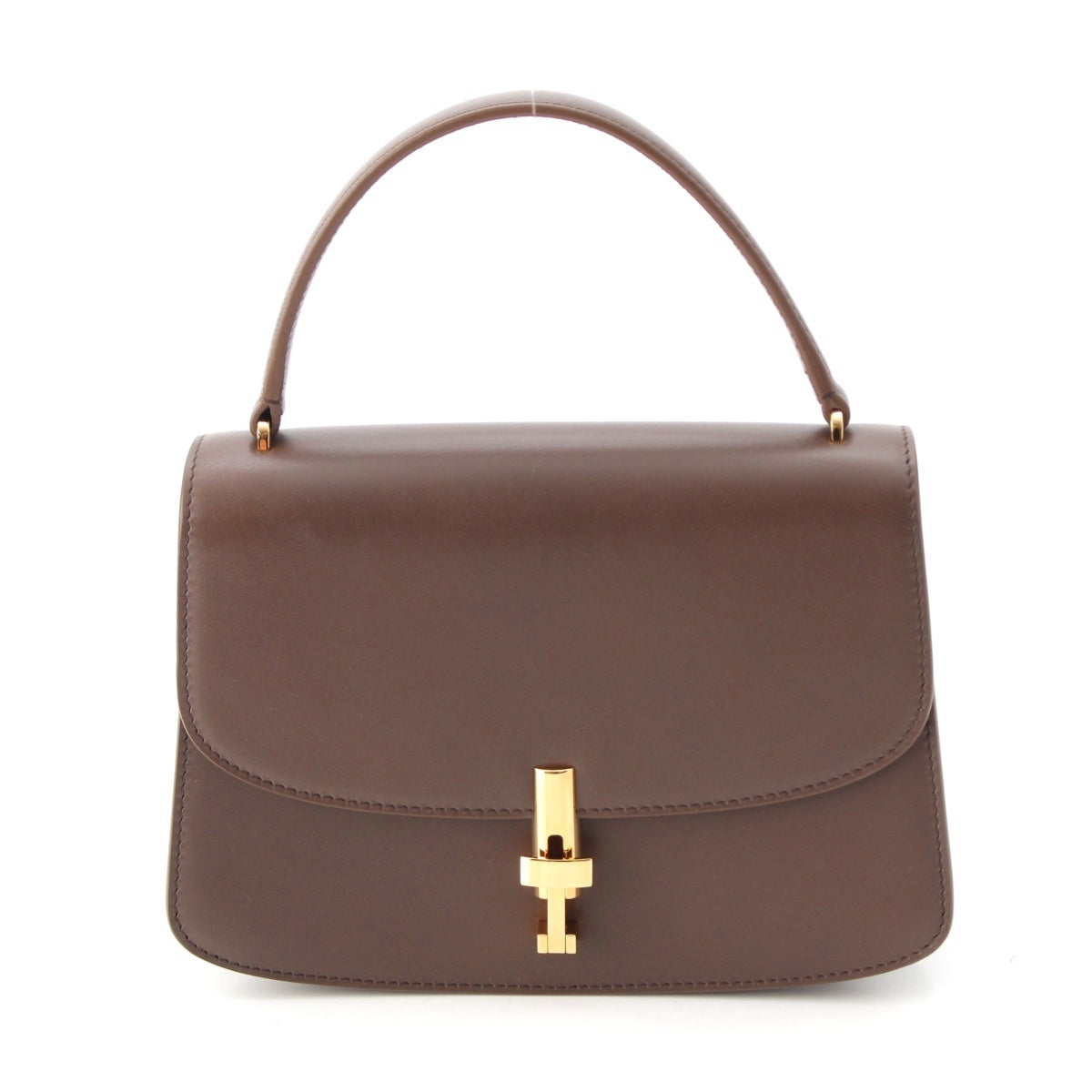 THE ROW Sofia 8.75 Calfskin Handbag Brown