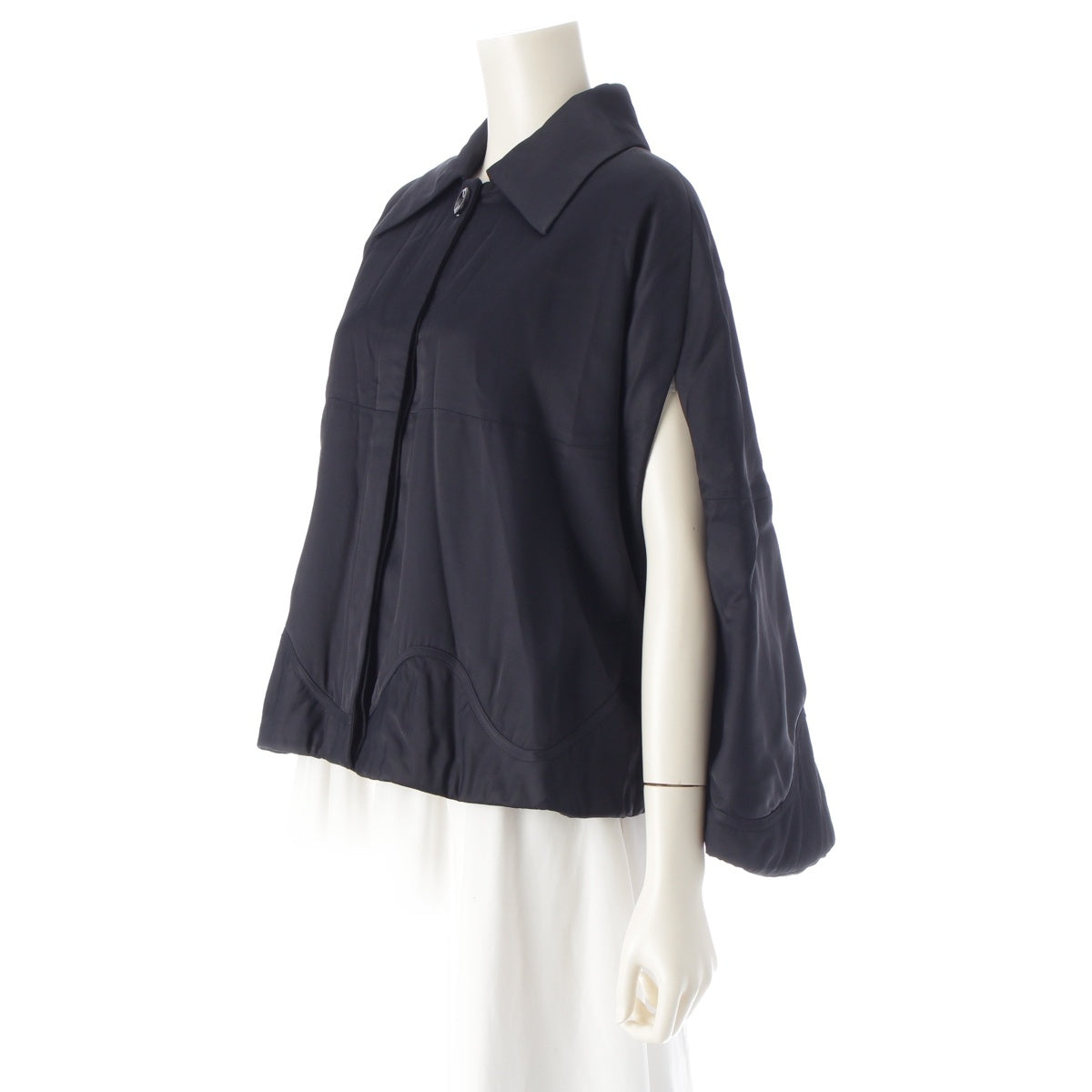 JIL SANDER Cape poncho outer J01TH0102 J65004 Navy 34