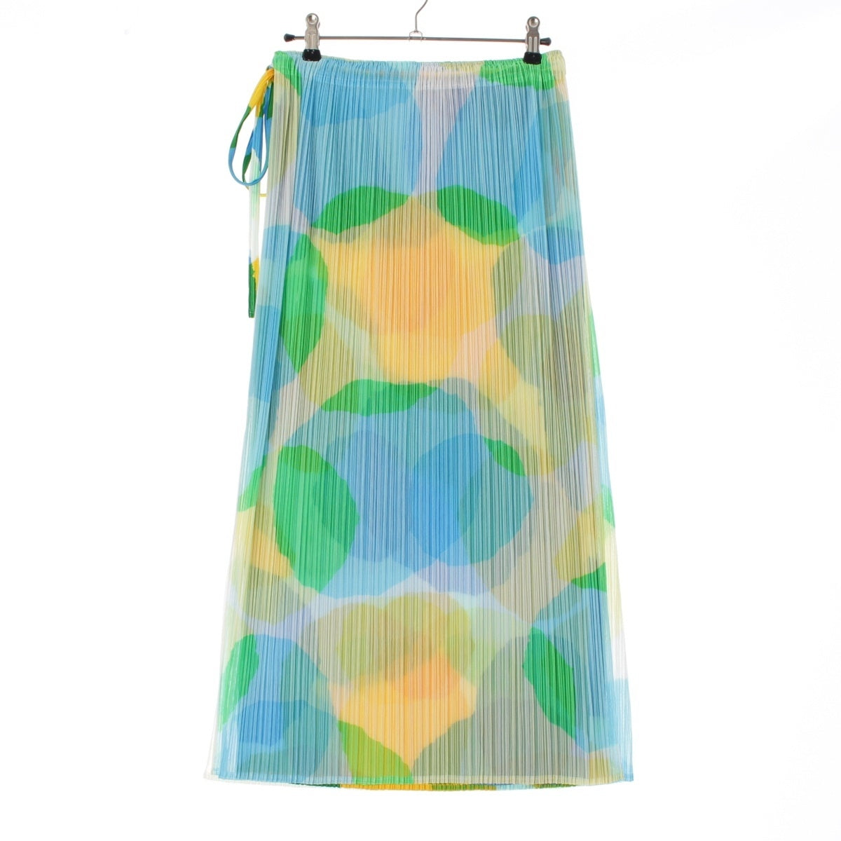 PLEATS PLEASE ISSEY Layered dot all-over print long skirt PP81-JG714 multicolor 5