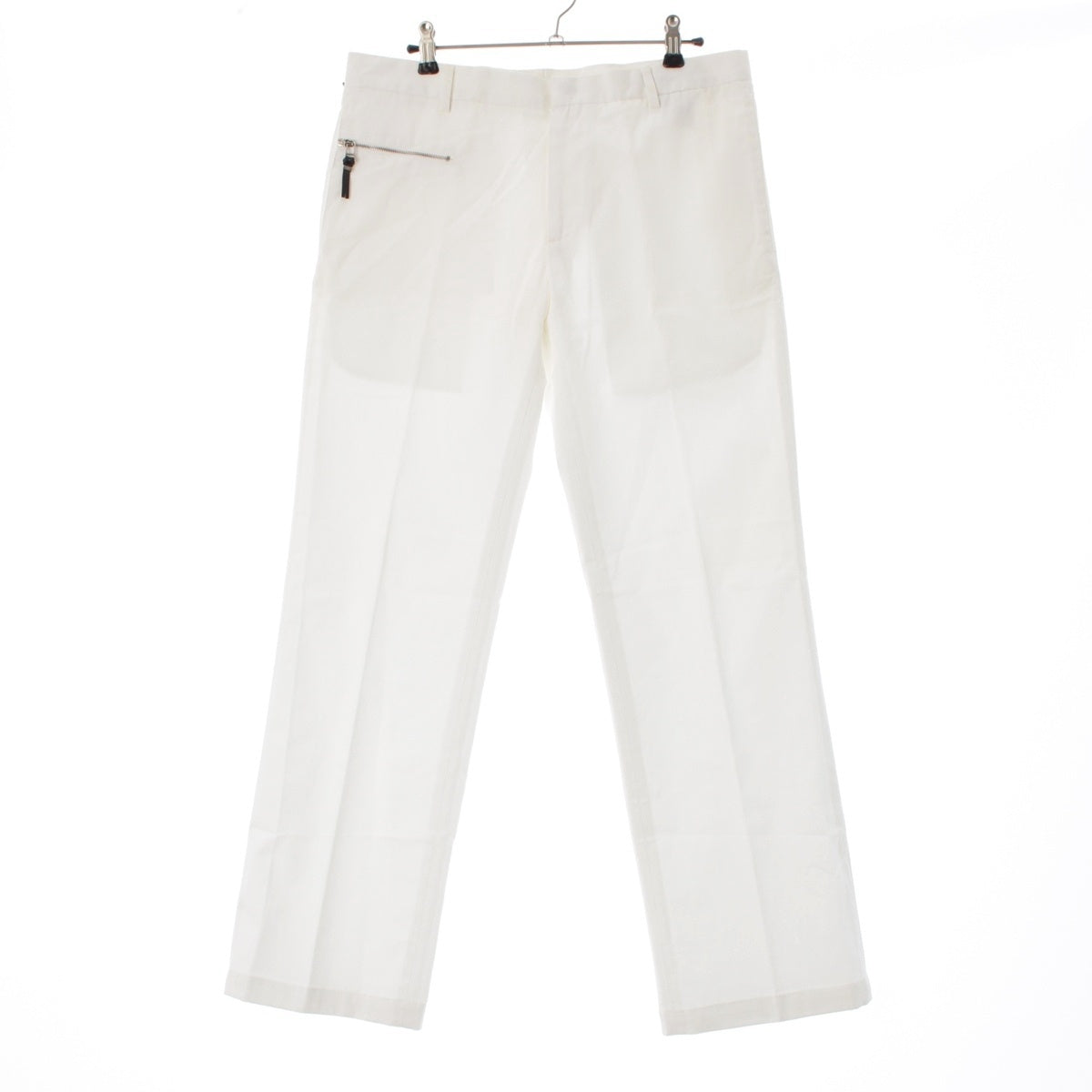 DIOR HOMME Zip center press Chino pants 3EH1014058 white 48