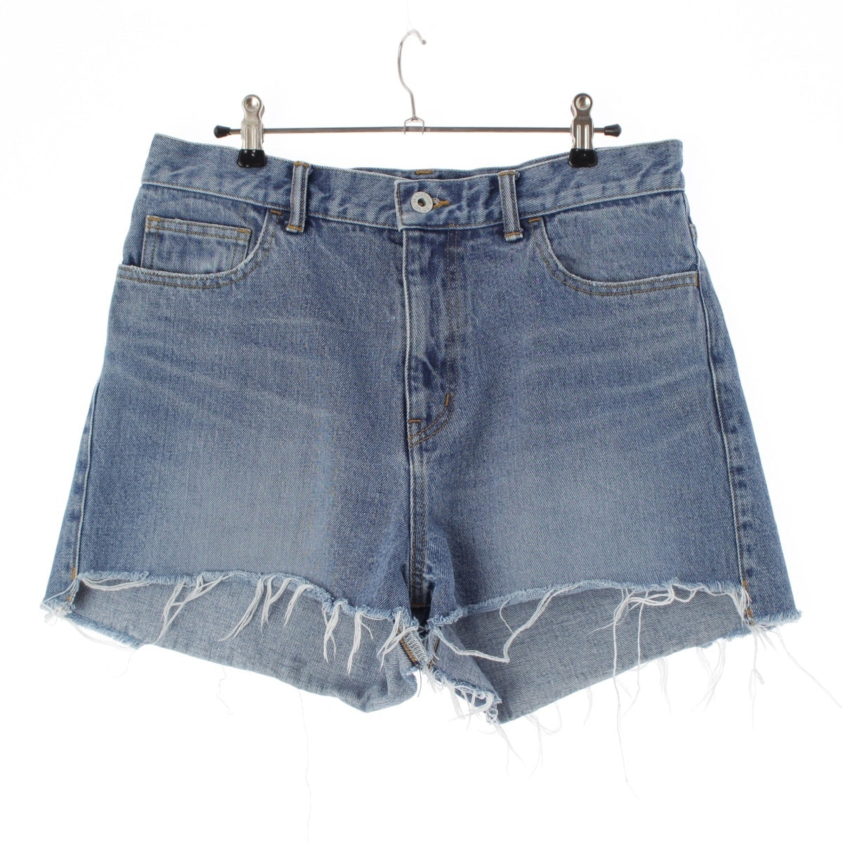 MADISON BLUE Cotton denim Cutoff Short Pants Bottoms MB211-3017 Light Indigo Blue 02(M)