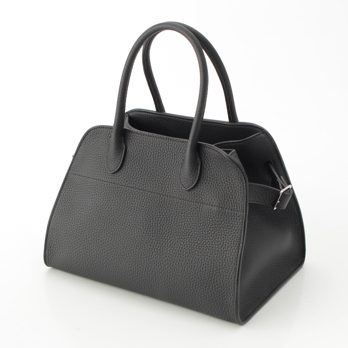 THE ROW SOFT MARGAUX 10 Grain calfskin 2WAY Shoulder Handbag black