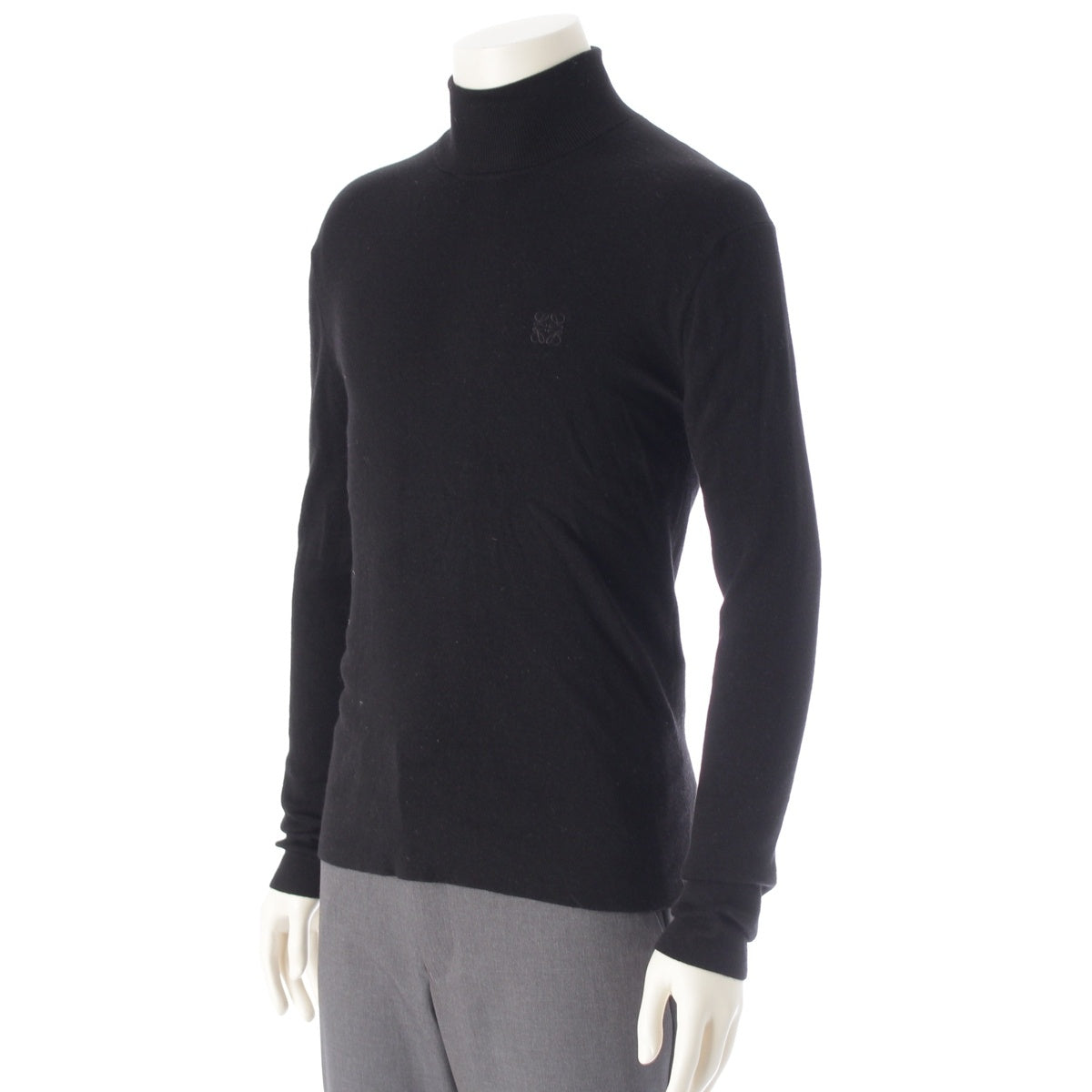 LOEWE wool Anagram turtleneck knit sweater tops black M