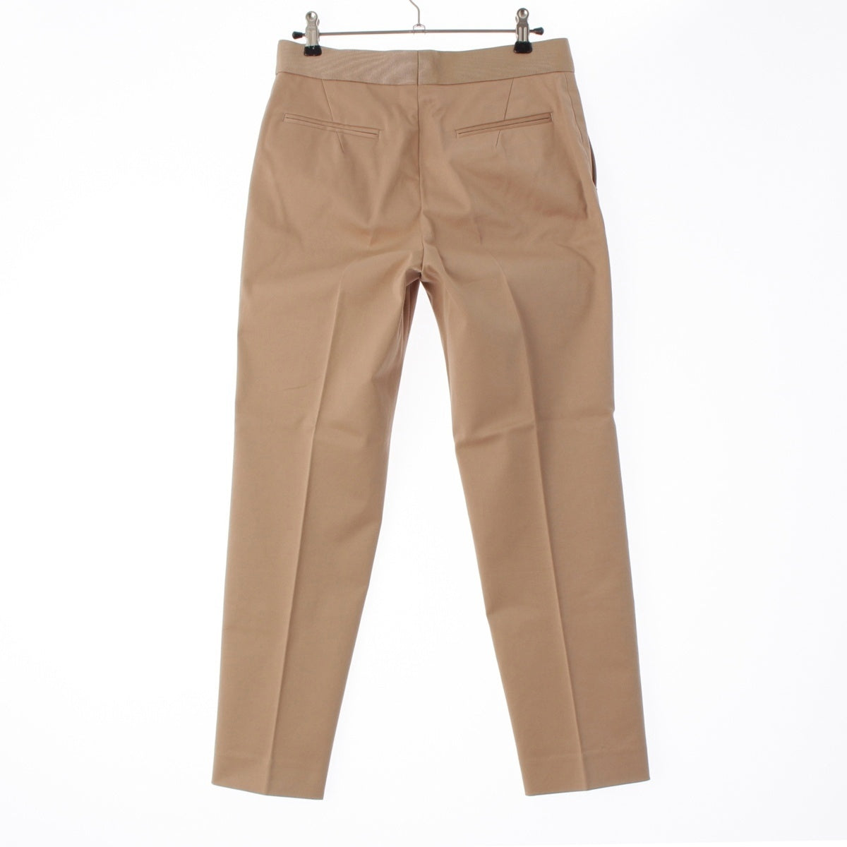 Drawer cotton FALL1 Gabardine Front Stitch Center Press Slacks Pants Bottoms 6514-236-1243 beige 34
