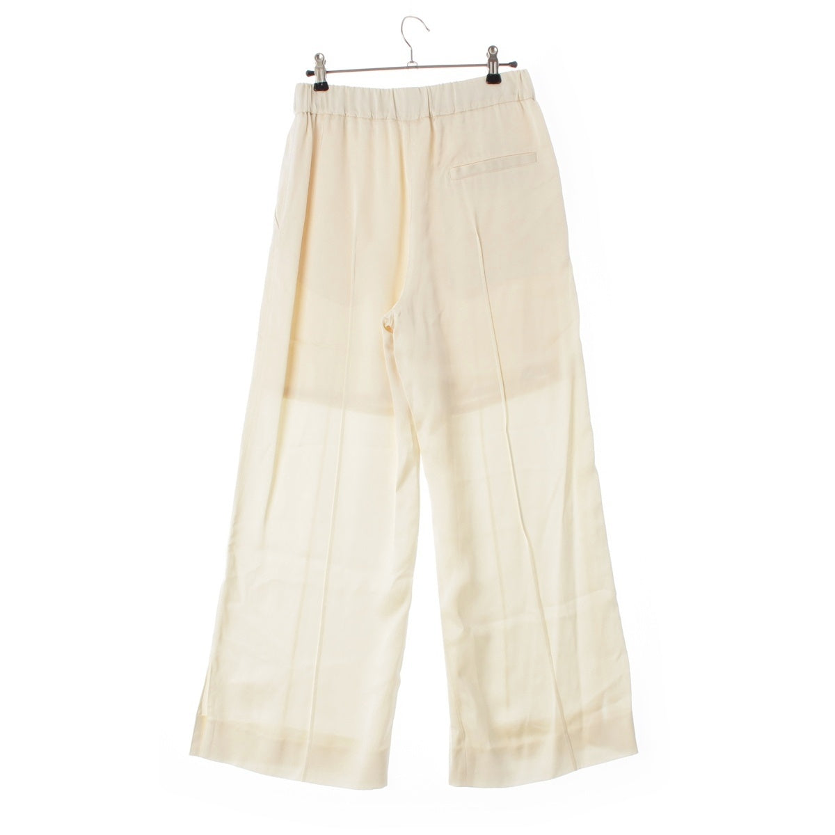 JIL SANDER Rayon Wide Fit Easy Pants Ivory 32