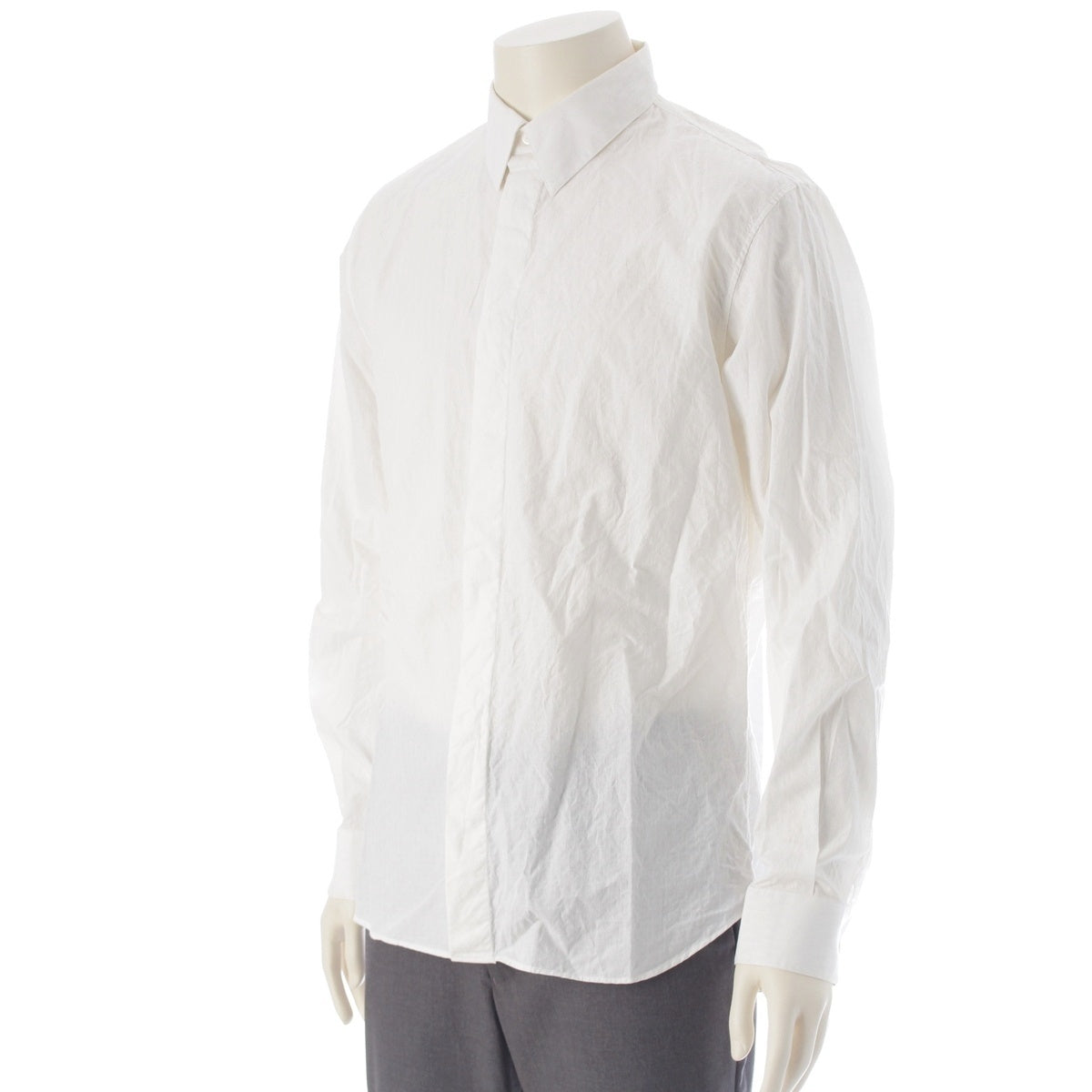 Dior cotton oblique pattern Long sleeve shirt tops 013C502A4743 white 41