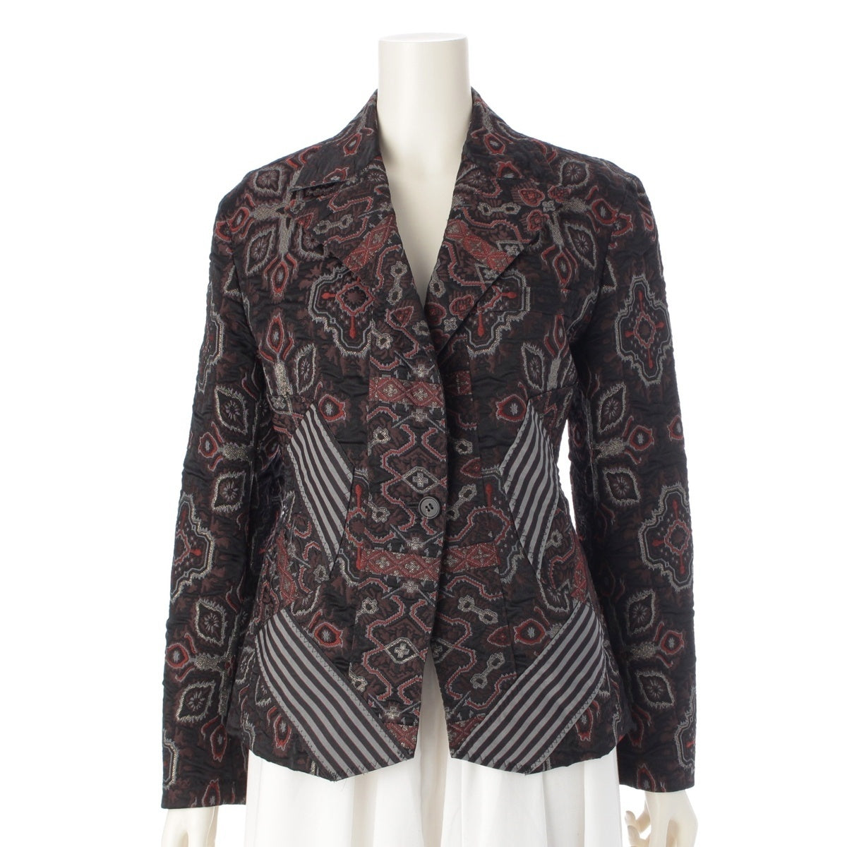 ISSEY MIYAKE All-over pattern tailored jacket tops IM23FD066 multicolor 2