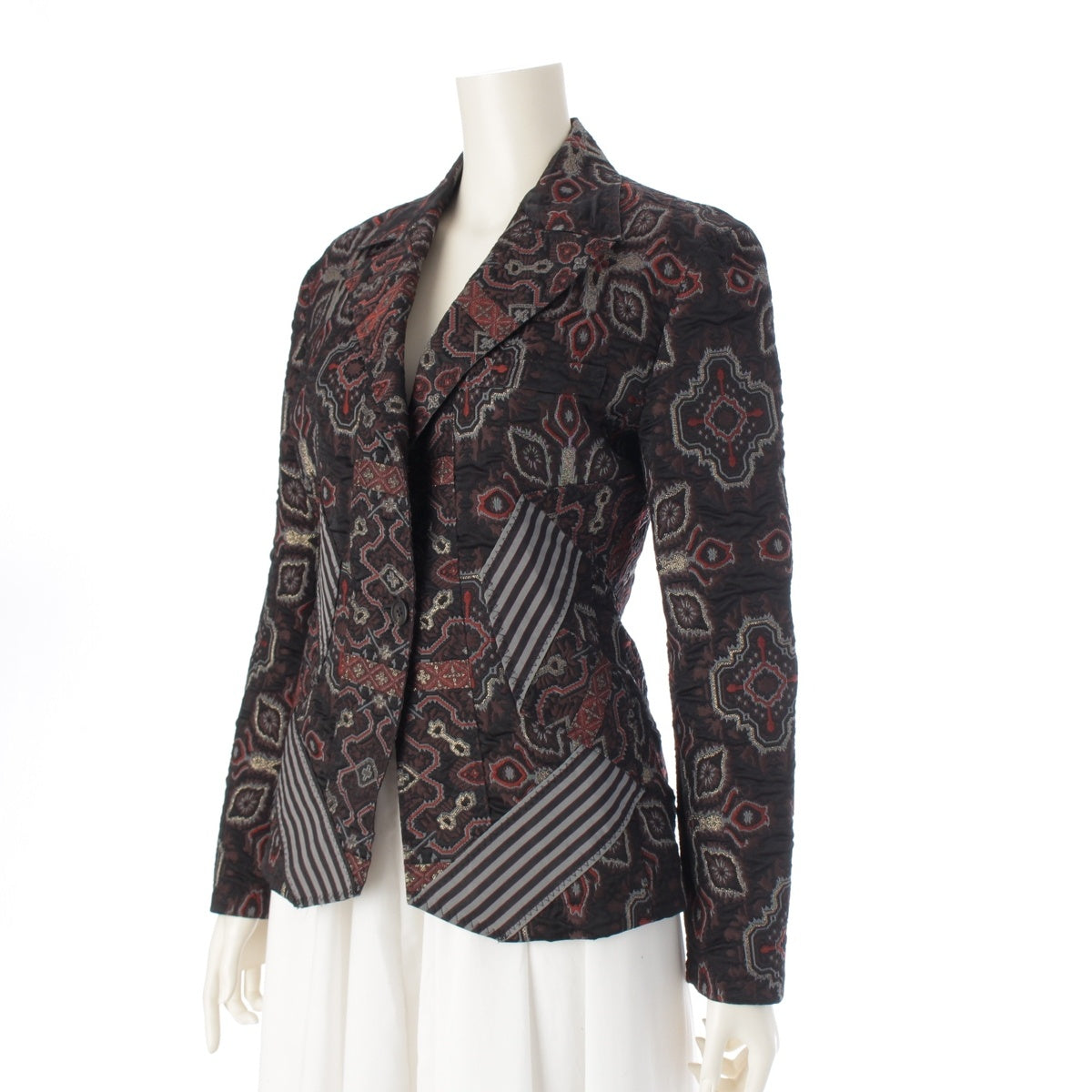 ISSEY MIYAKE All-over pattern tailored jacket tops IM23FD066 multicolor 2